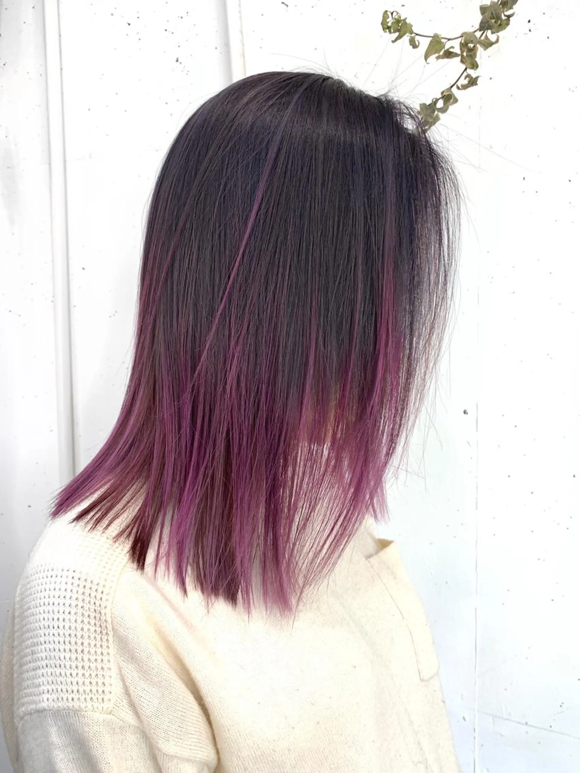 ミディアム カラー グラデーションカラー パープルカラー ヘアカラー トリートメント ヘッドスパ 🌿海外Style・ KOHEIのヘアスタイル