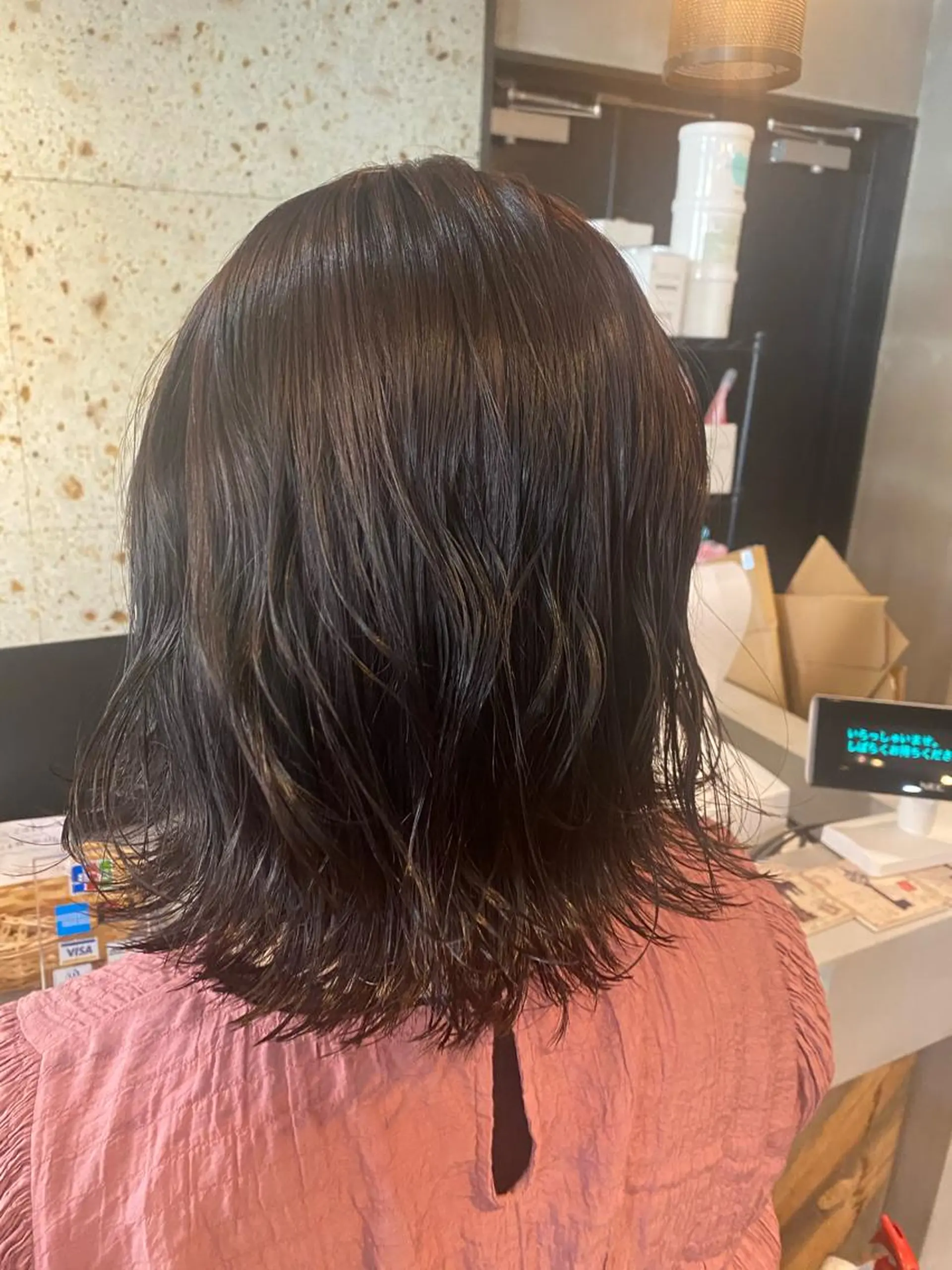 ミディアム カット ヘアカラー トリートメント sail所属・sail ミウのヘアスタイル