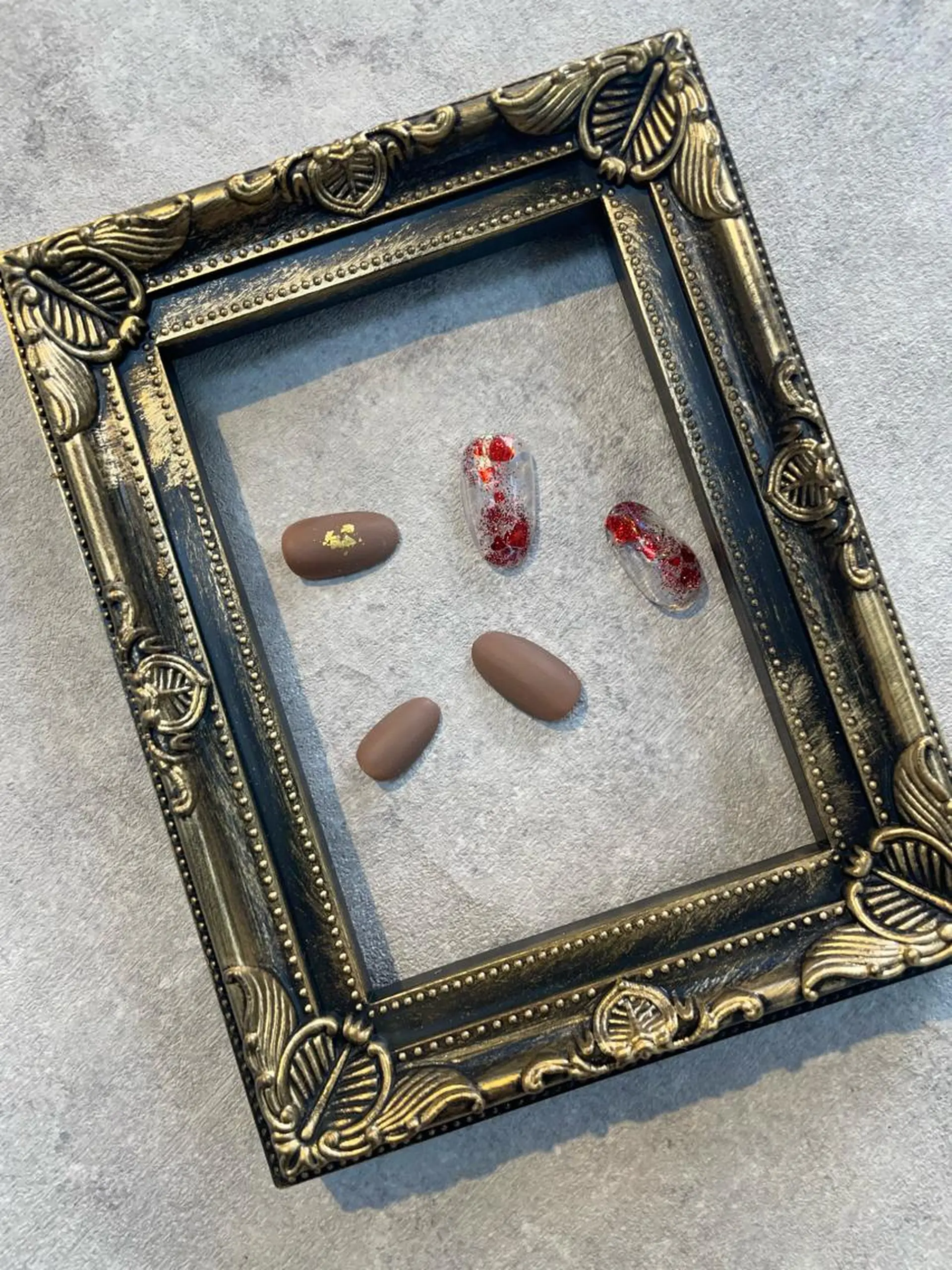 ネイル ブラウン フットネイル フレンチネイル ジェルネイル グラデーション ハンドネイル .N YUKIのネイルデザイン