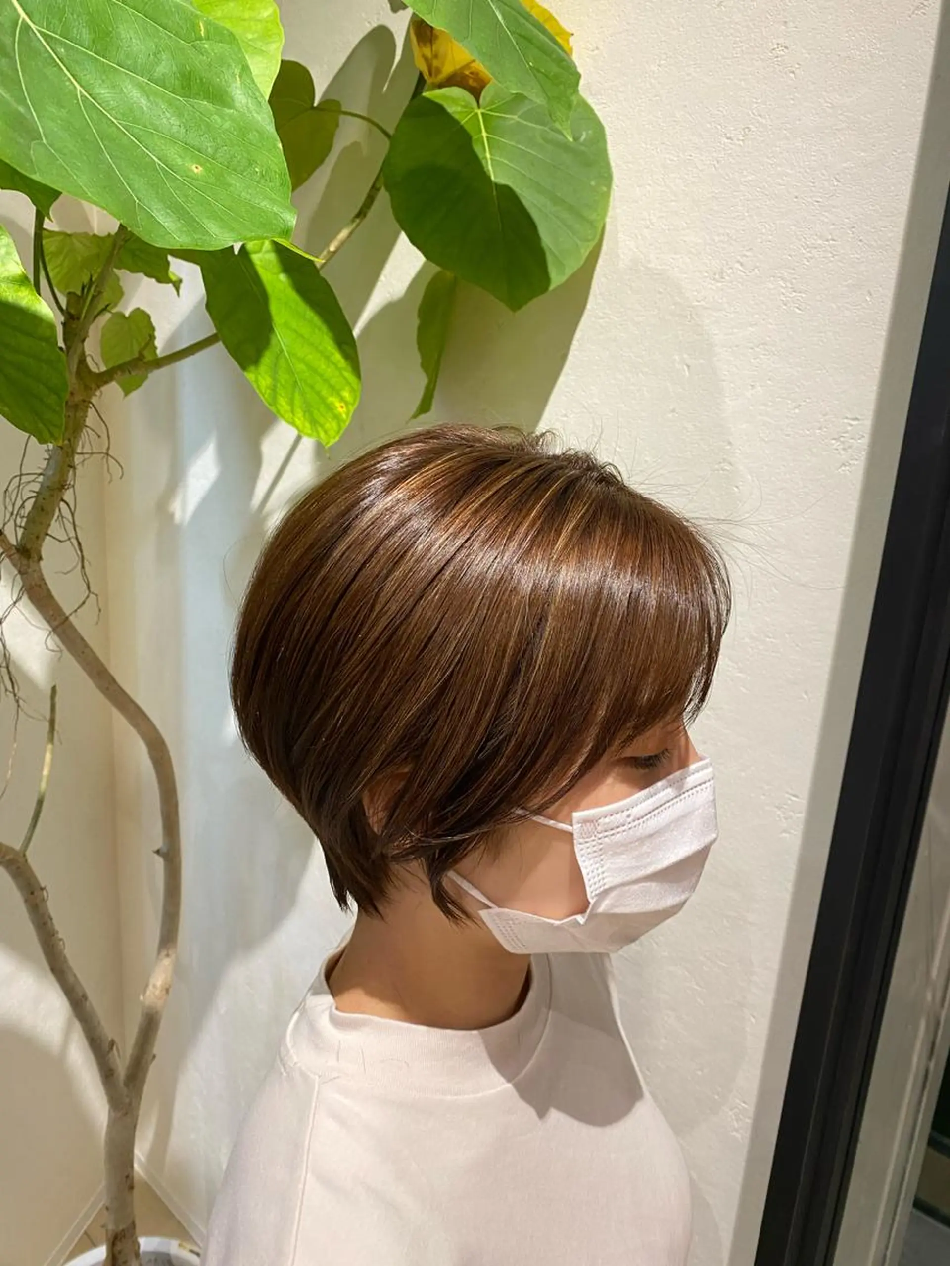ショート ハイライト ショートヘア LEVIJU hair所属・韓国ヘア🕊村上 ののこ🕊のヘアスタイル