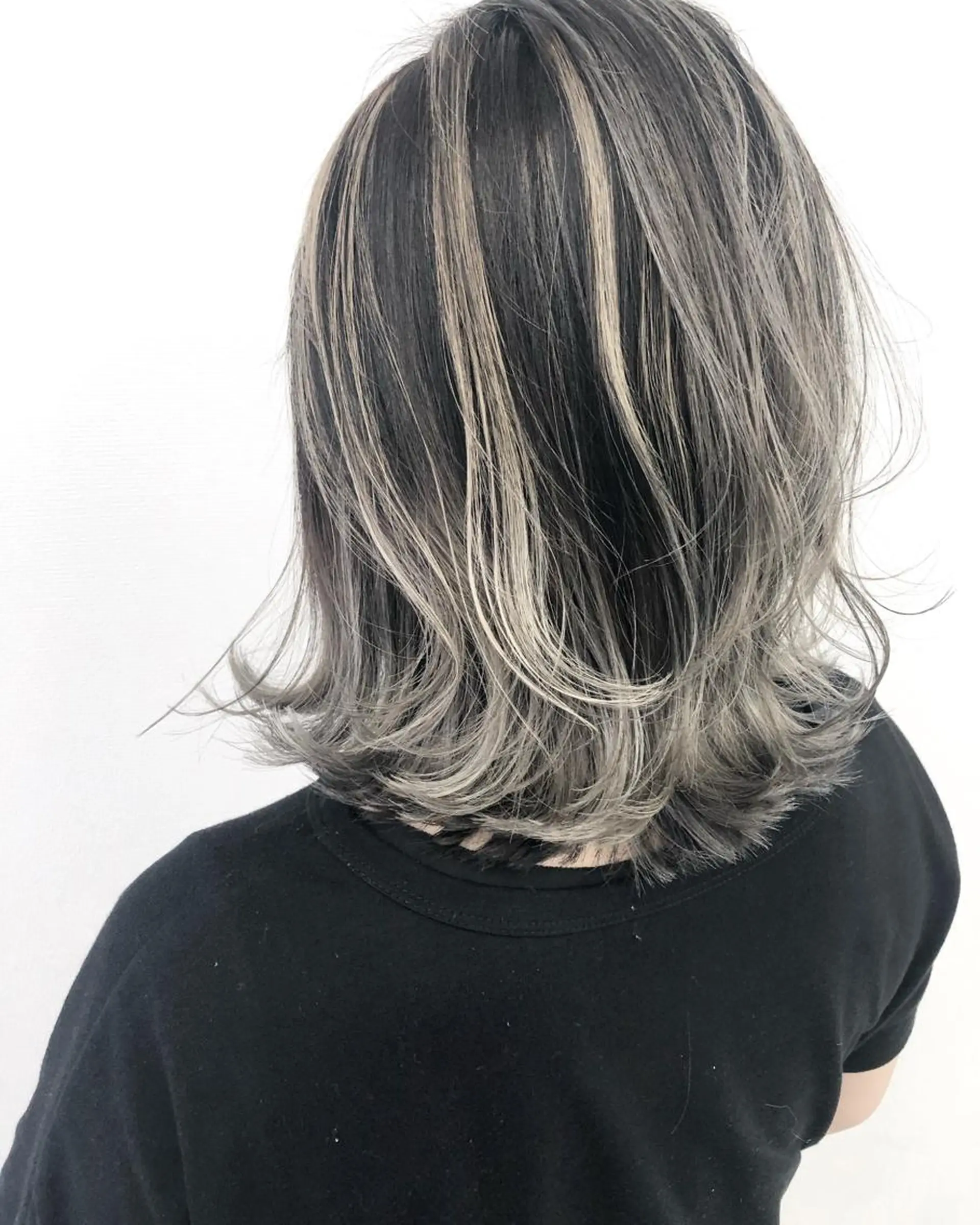 ミディアム カット ヘアカラー トリートメント ミルクティーカラー 🌈店長クボのヘアスタイル