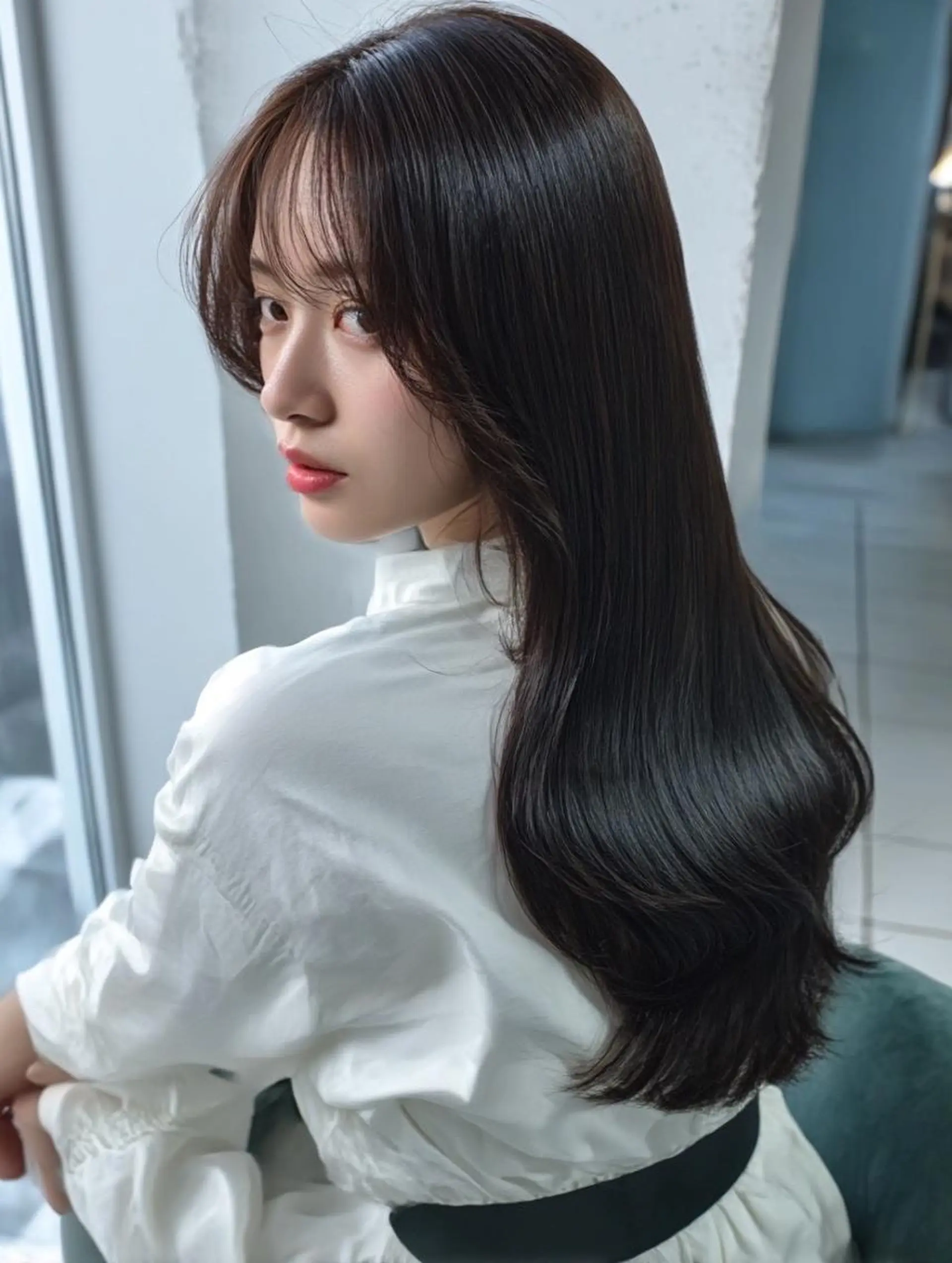 ミディアム TELAHAIR 髪質改善特化型サロンのヘアスタイル