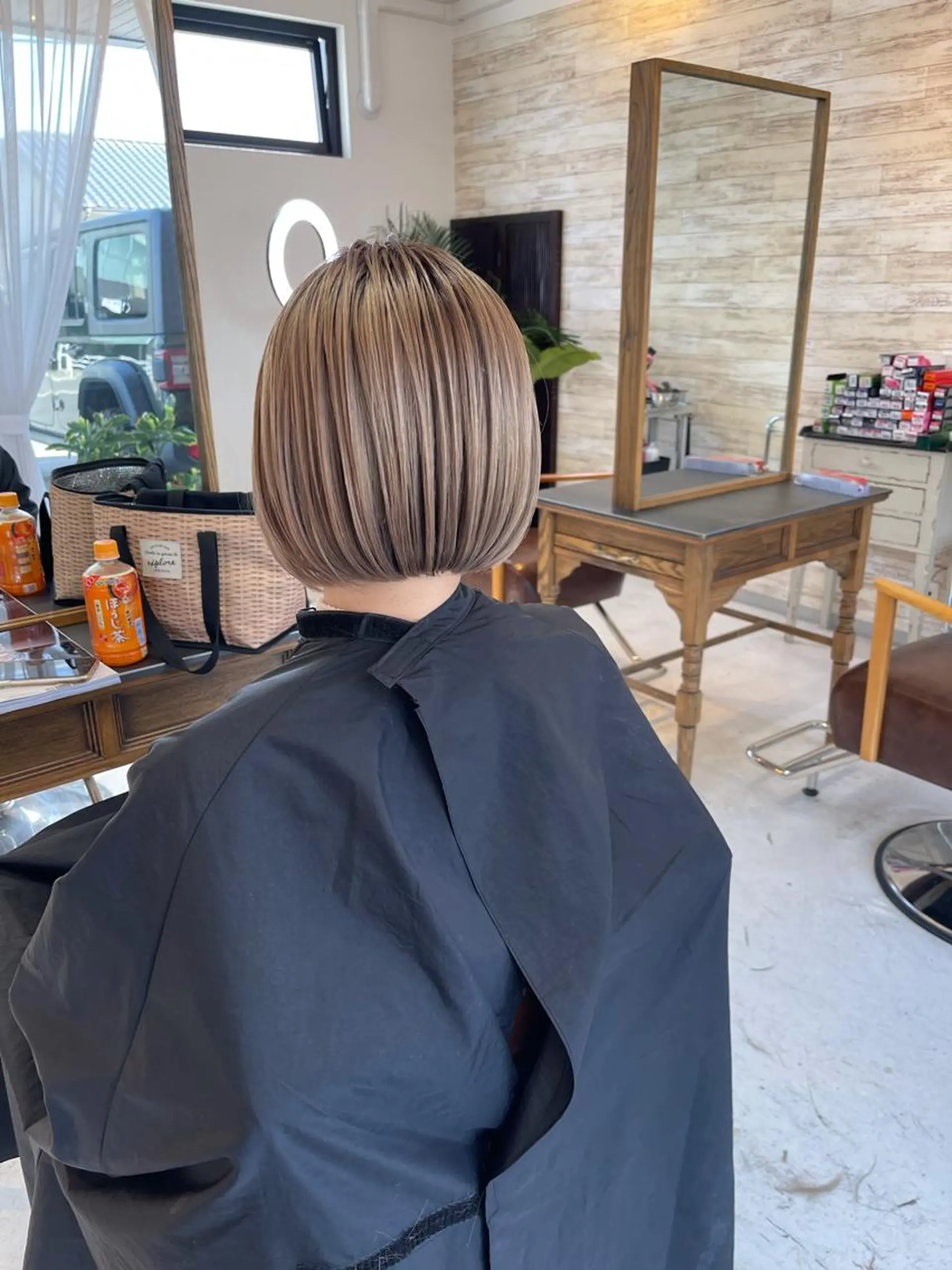 ショート パーマ カット ヘアカラー トリートメント MARDI GRAS 蘭丸のヘアスタイル