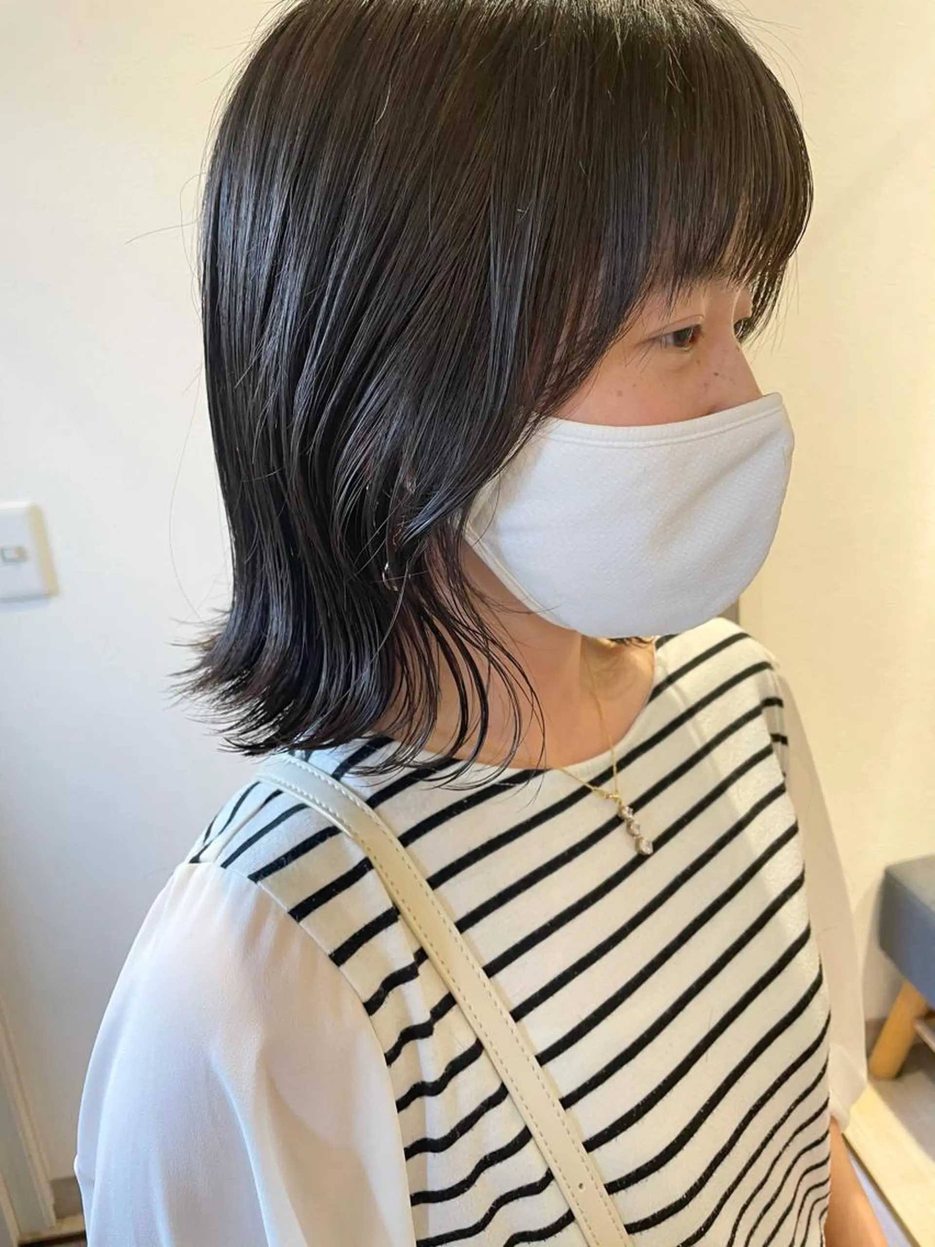 ミディアム カラー 🩰オリーブ/ ベージュ松本咲花🩰のヘアスタイル