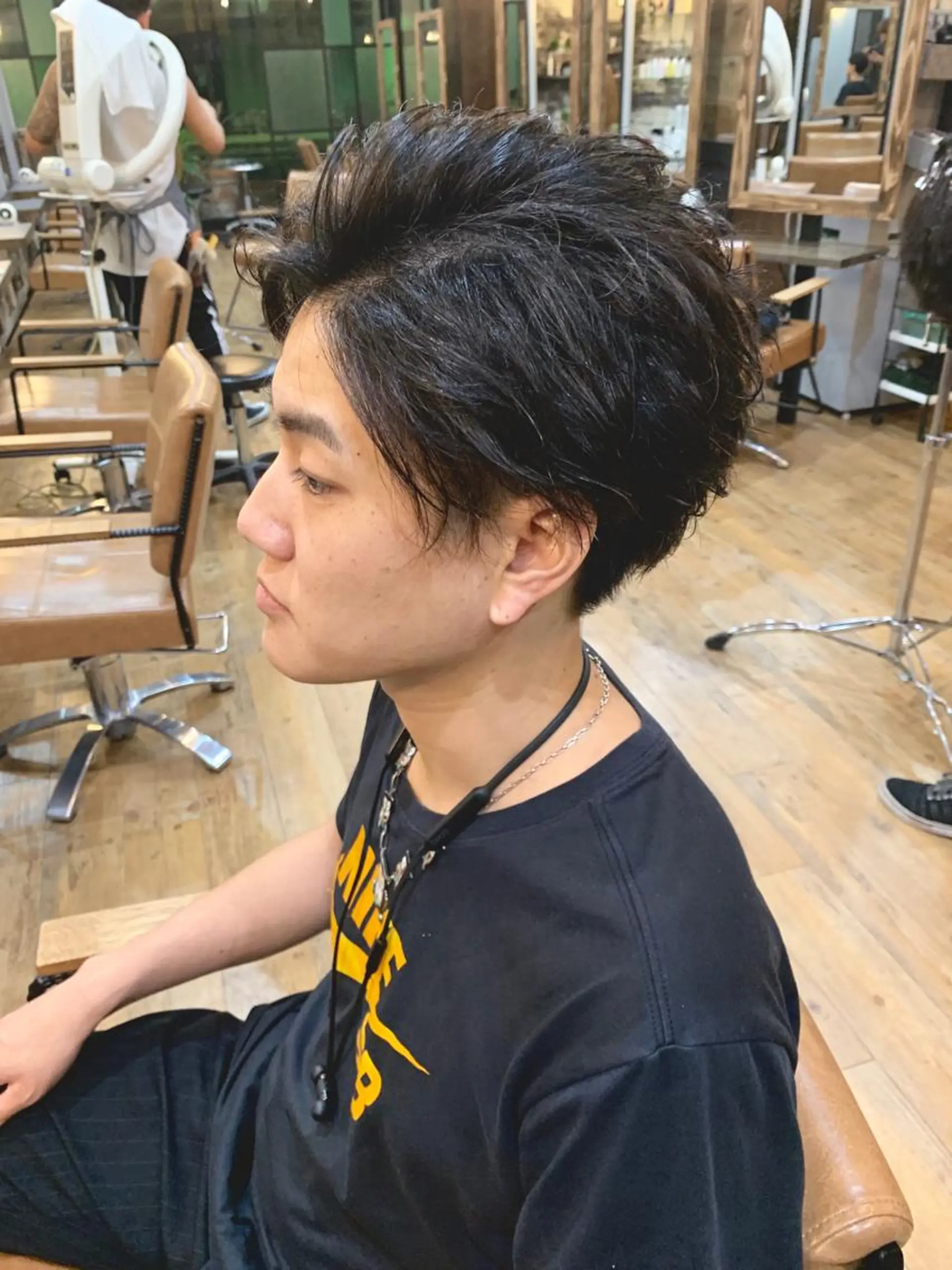 ショート パーマ メンズ カット パーマ SHIAN立川　及川 17時〜限定のヘアスタイル