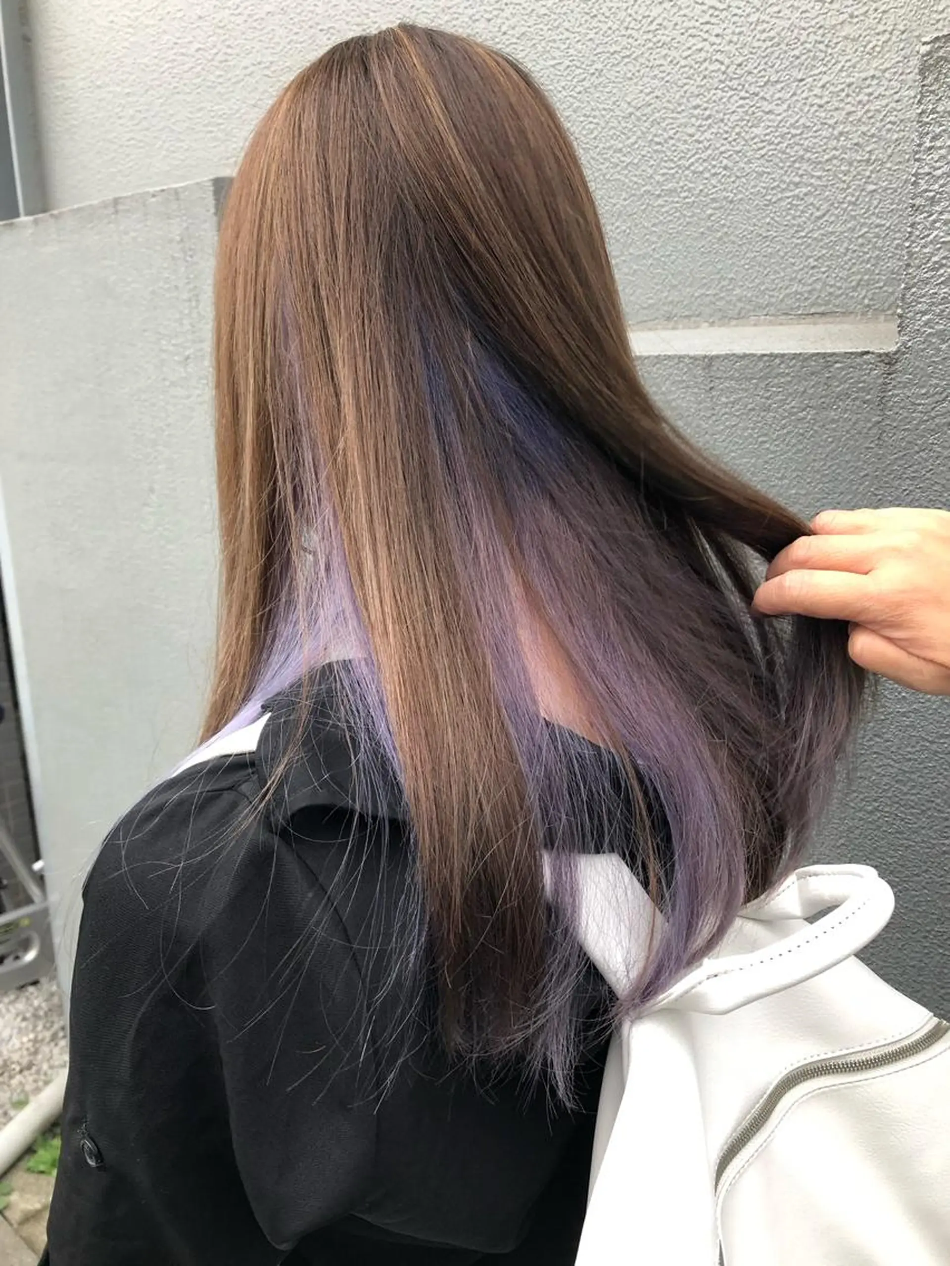 セミロング ヘアカラー トリートメント 🐆アンドウ チカコ🦓のヘアスタイル