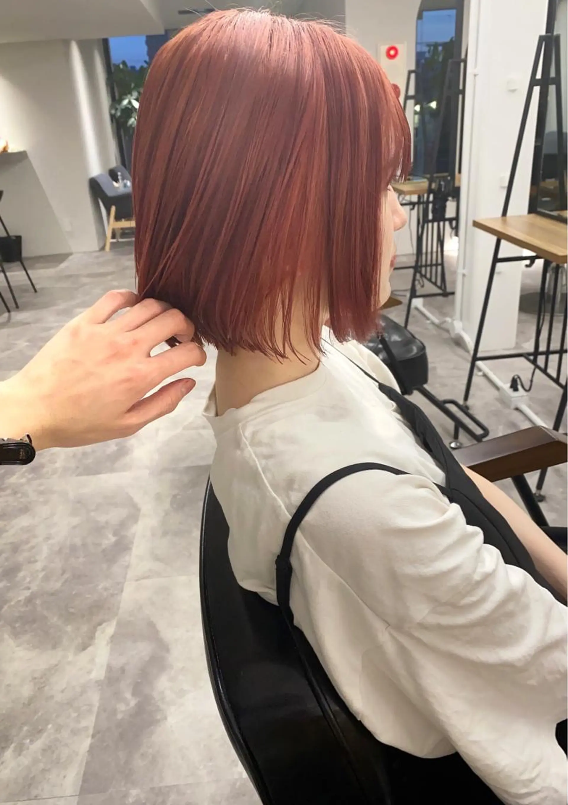 カラー ダブルカラー ピンクカラー カット ヘアカラー トリートメント 山﨑 大暉/ダブルカラー✨のヘアスタイル
