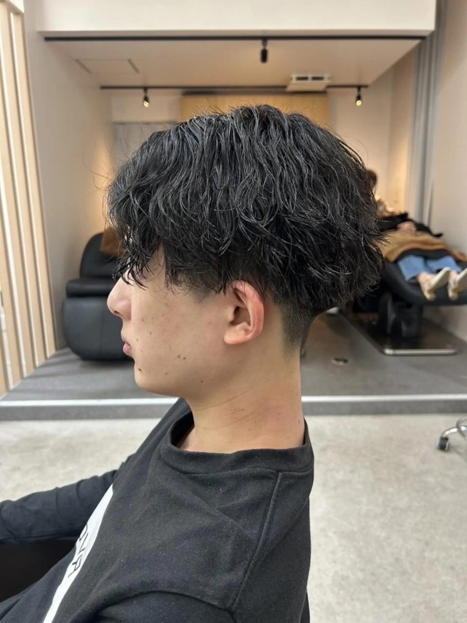 ミディアム メンズ カット パーマ ✨【公式】 juhl.横浜✨のヘアスタイル