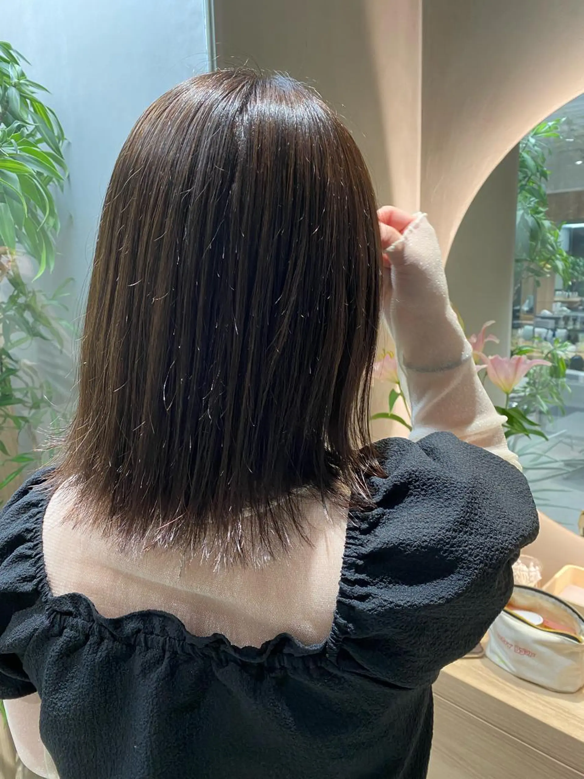 ミディアム ボブ/レイヤーボブ/ 髪質改善/梶川 夏季のヘアスタイル