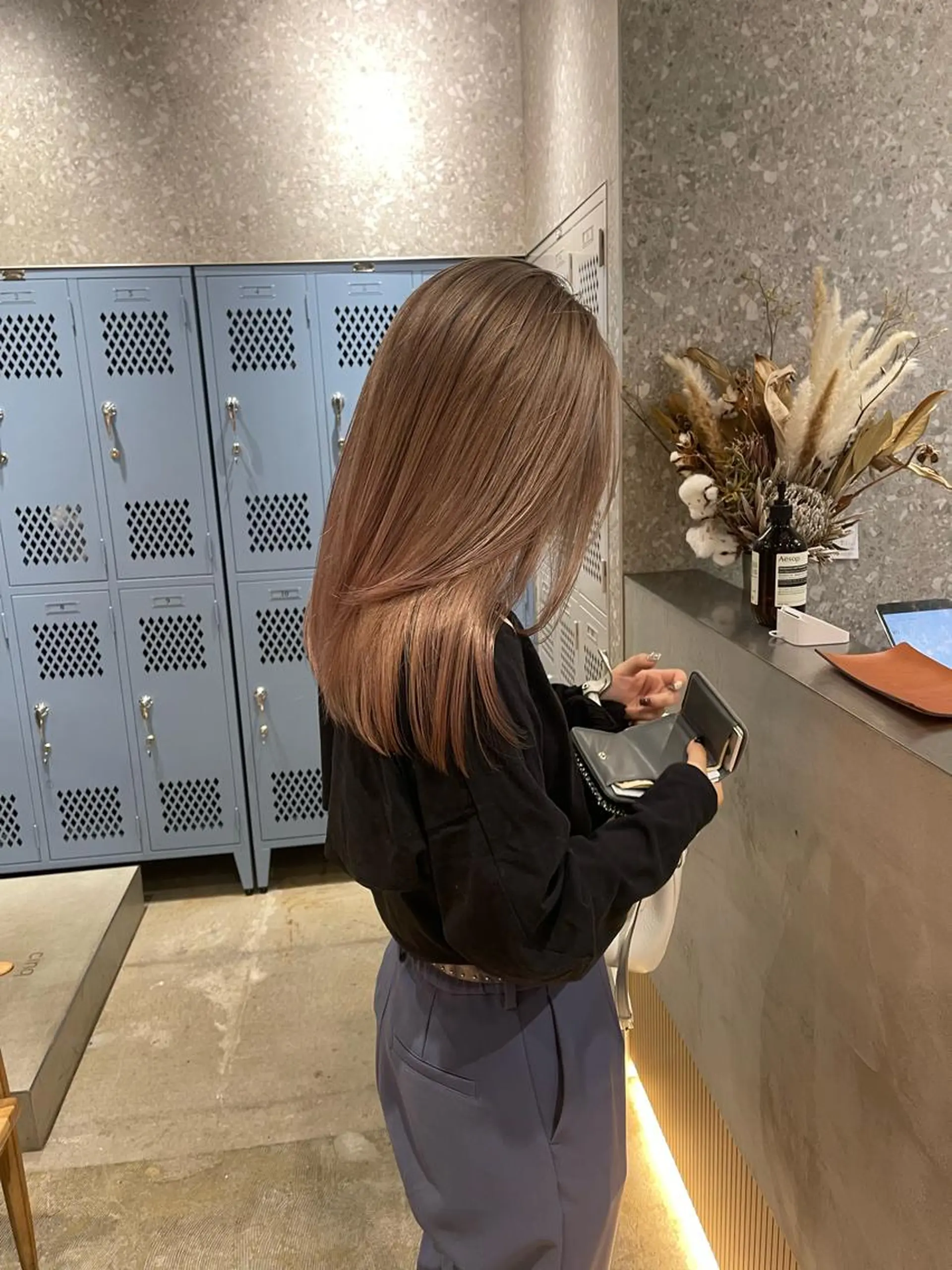 ロング ボブカット 💎坪谷のヘアスタイル