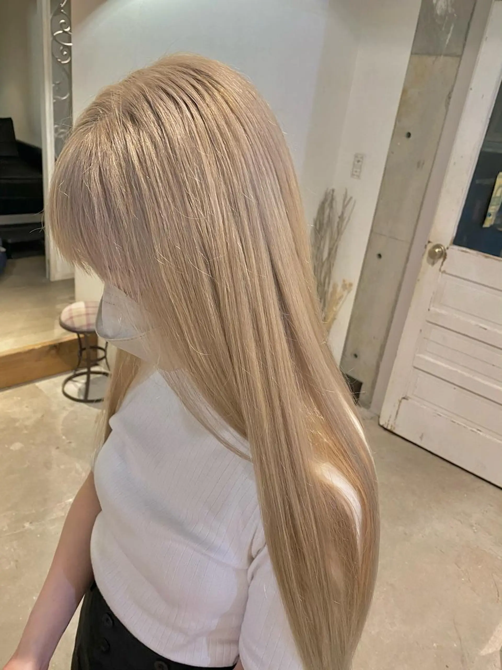 ロング カラー カット ヘアカラー トリートメント 似合わせカラーパーマ 🌿kitin米川のヘアスタイル