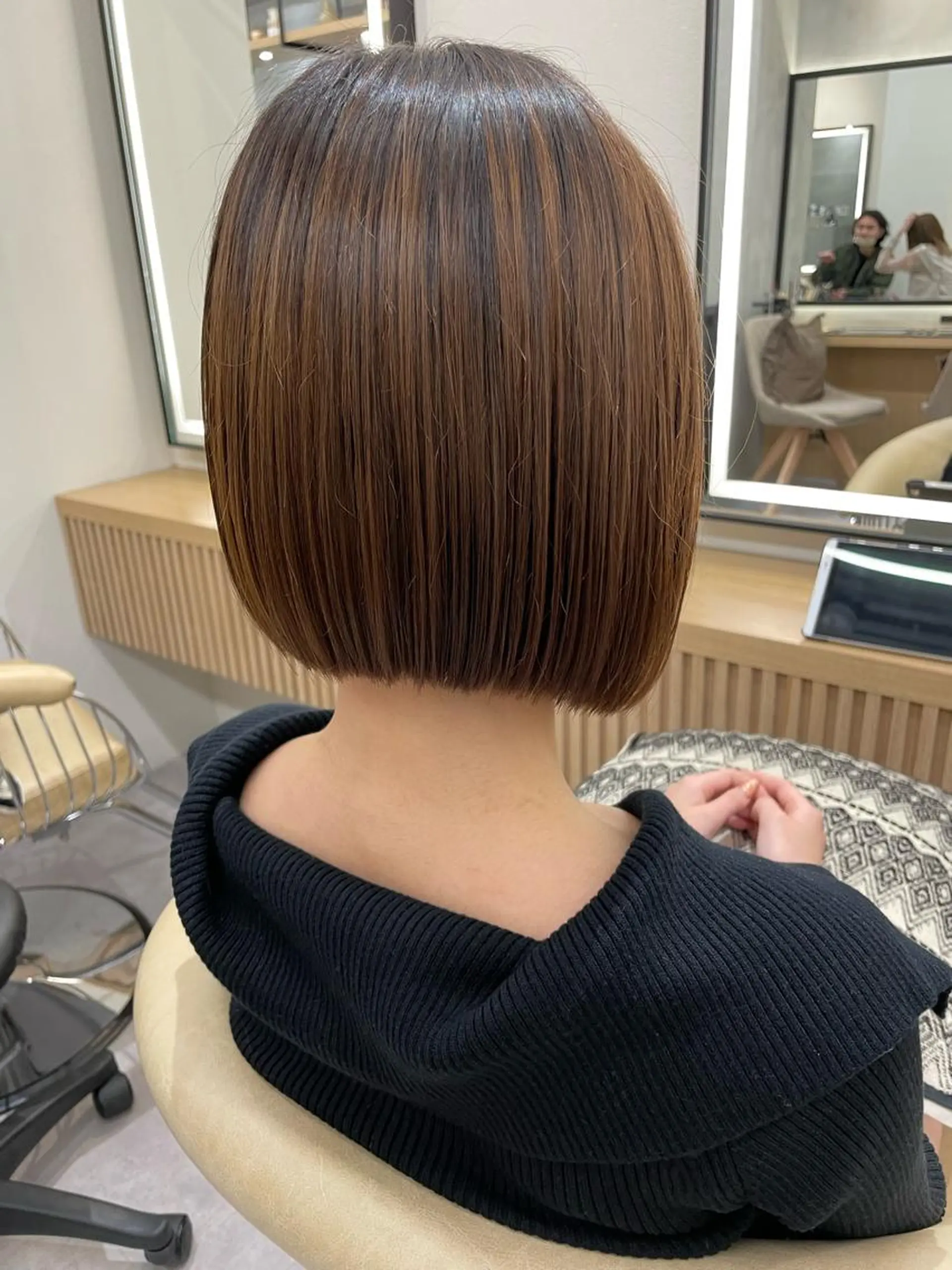 ショート レイヤー縮毛矯正 ささきすずね💗のヘアスタイル