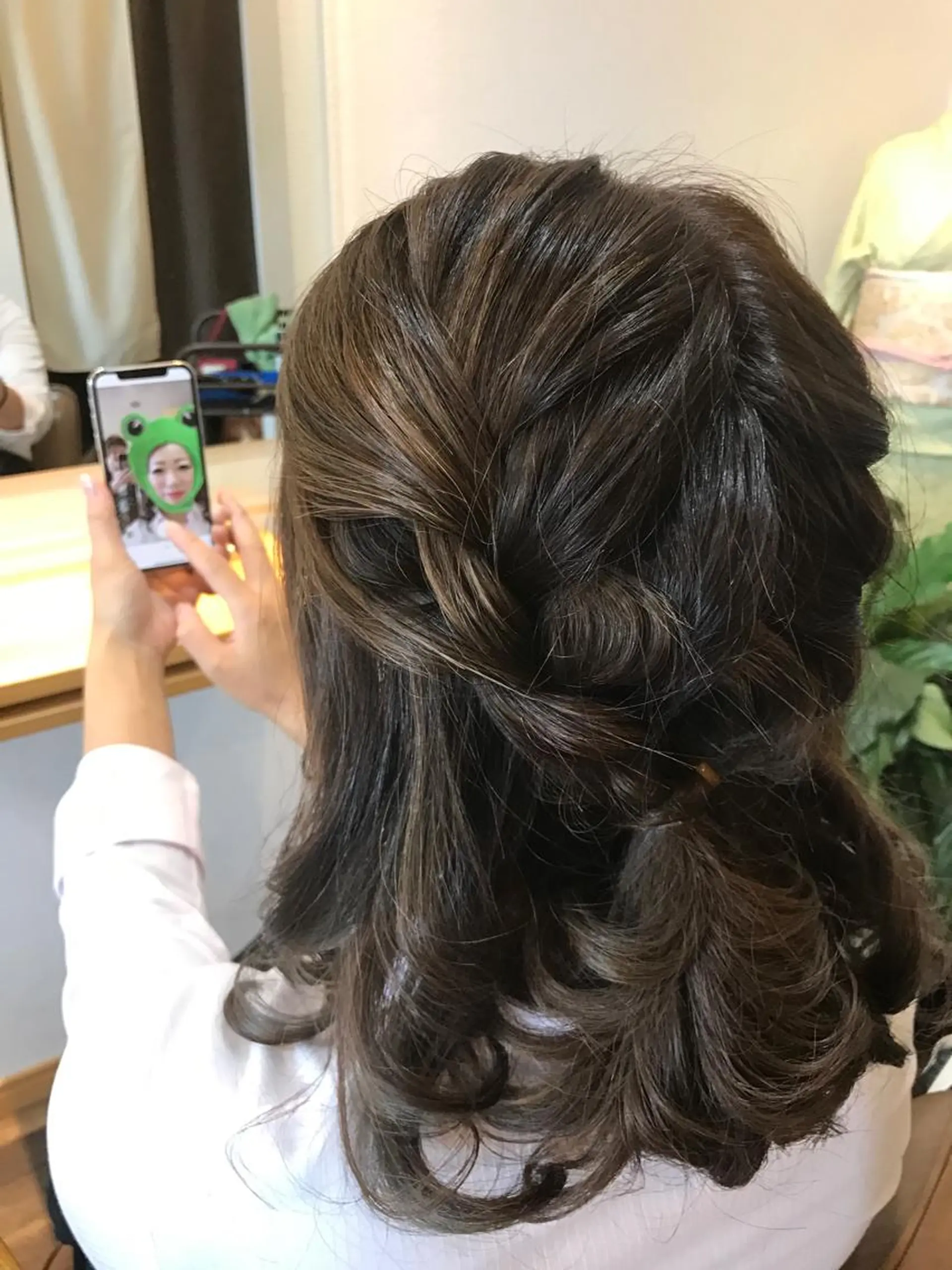ミディアム ヘアアレンジ ヘアセット ヘア＆エステ フォーチュン所属・石川 奈緒子のヘアスタイル