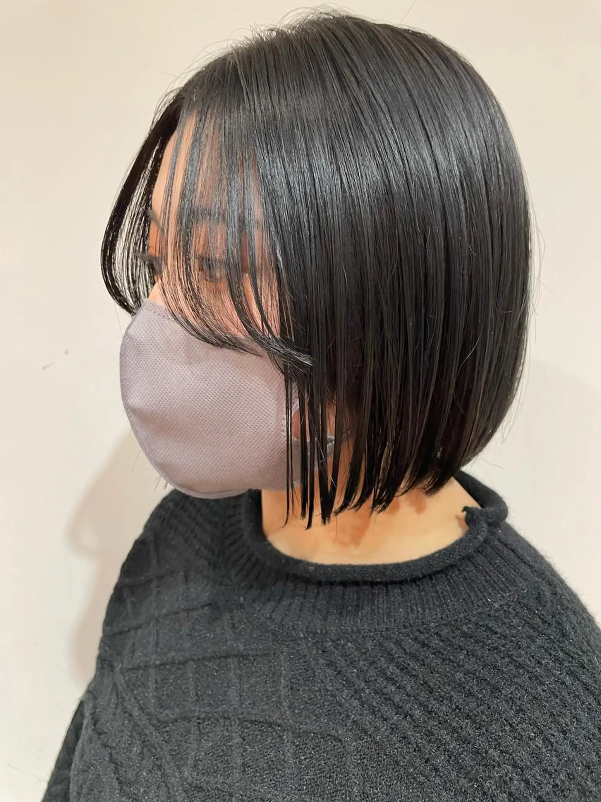 ショート カラー ブルーカラー ブルーグレー 透明感カラー ボブ カット トリートメント 🌈🌸あおき みちる🌟💗のヘアスタイル