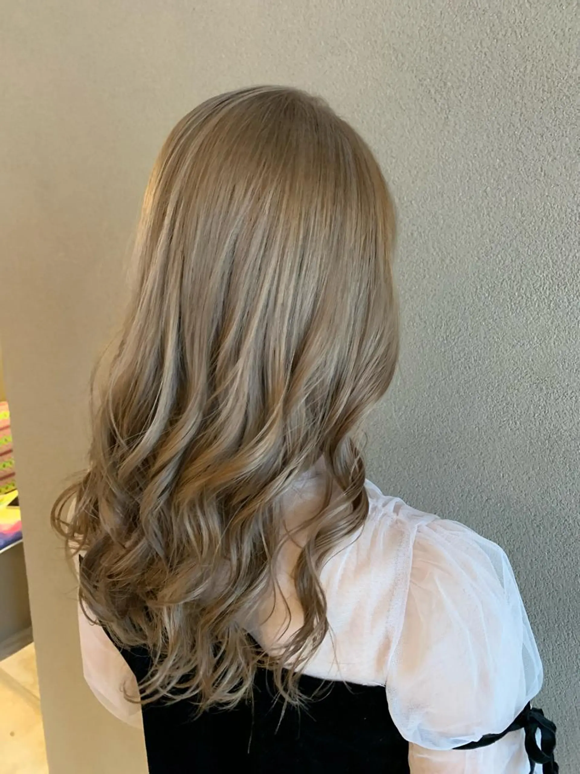 ロング カラー アッシュ ブリーチ 透明感カラー ダブルカラー 外国人風カラー ヘアカラー PADOU平松 典幸のヘアスタイル