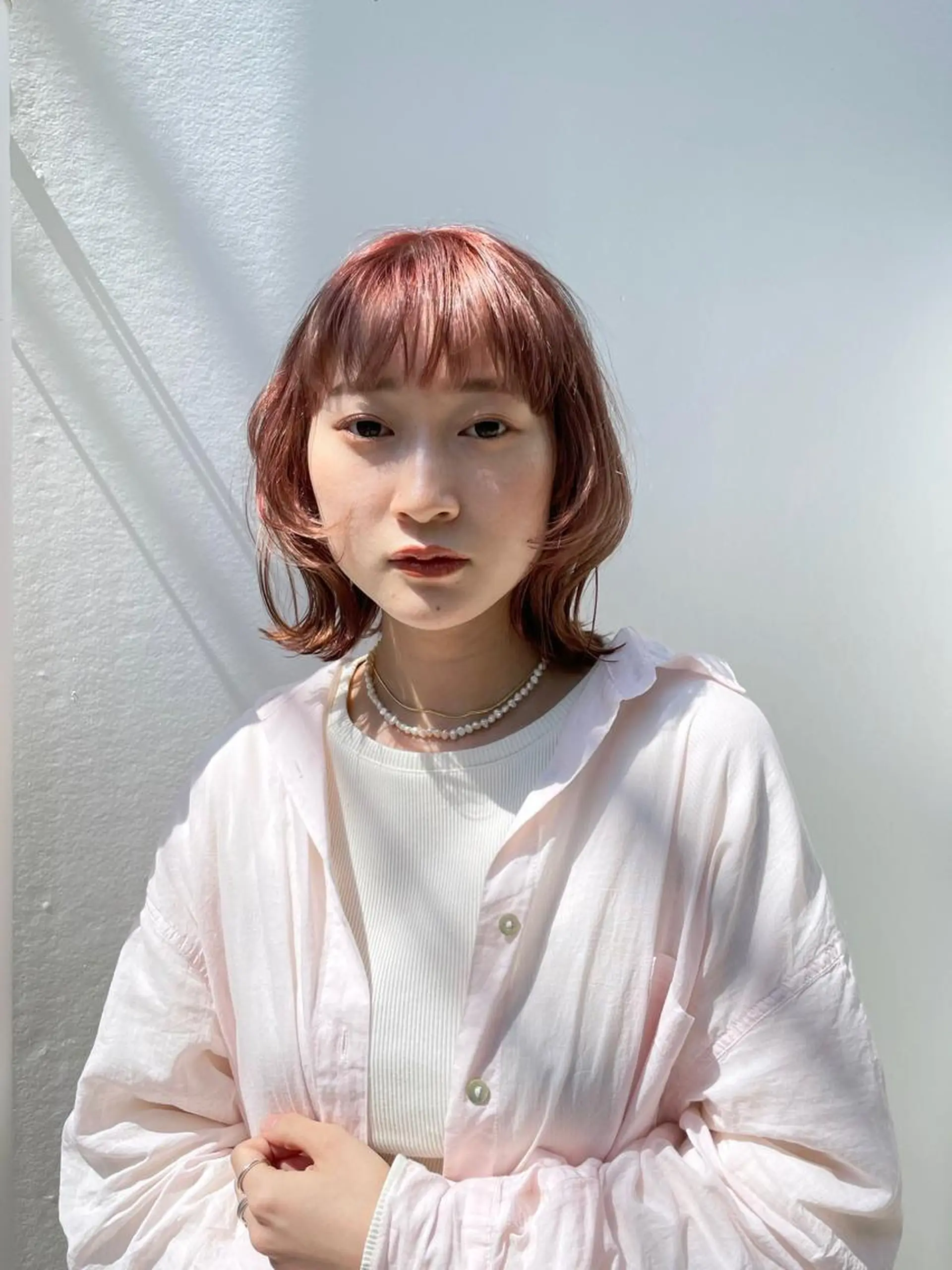 カラー ピンクカラー カット ヘアカラー トリートメント loka所属・山本 晶大のヘアスタイル