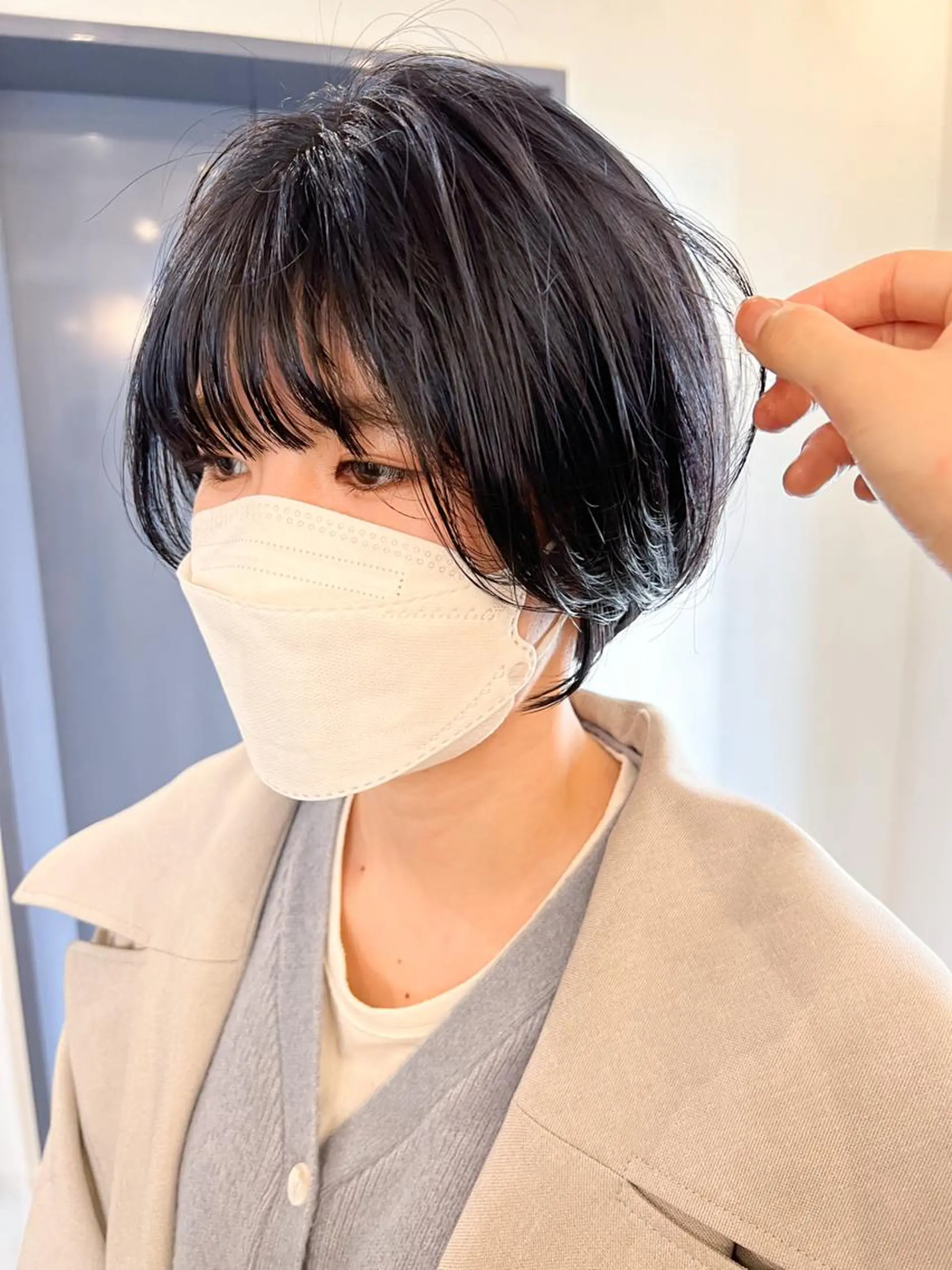 ショート カラー ショートボブ ボブ ショートヘア カット ヘアカラー トリートメント デザインカラー/ 火ノ見🪡のヘアスタイル
