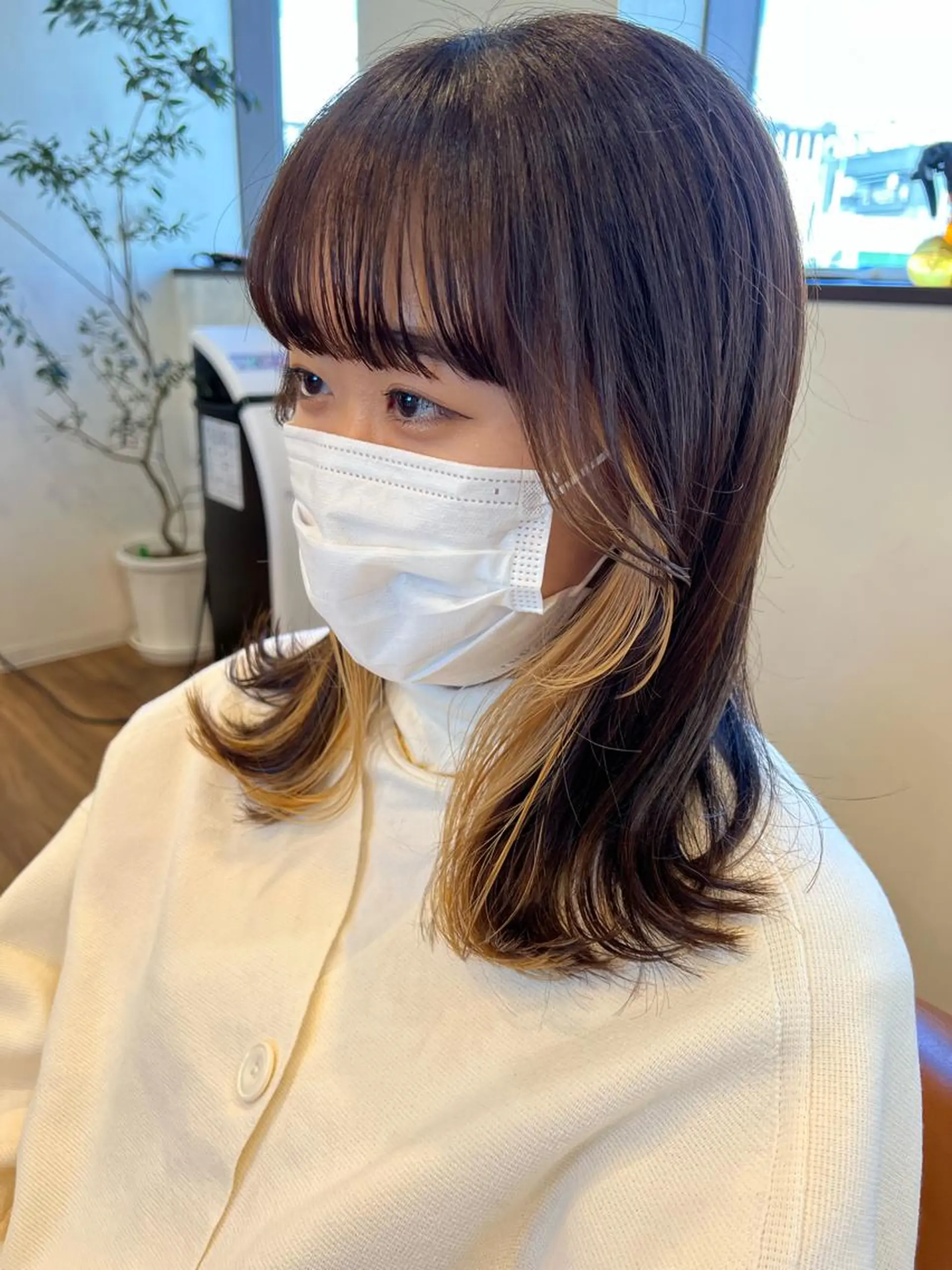 ミディアム 【韓国風くびれヘア】 joule小木曽輝のヘアスタイル