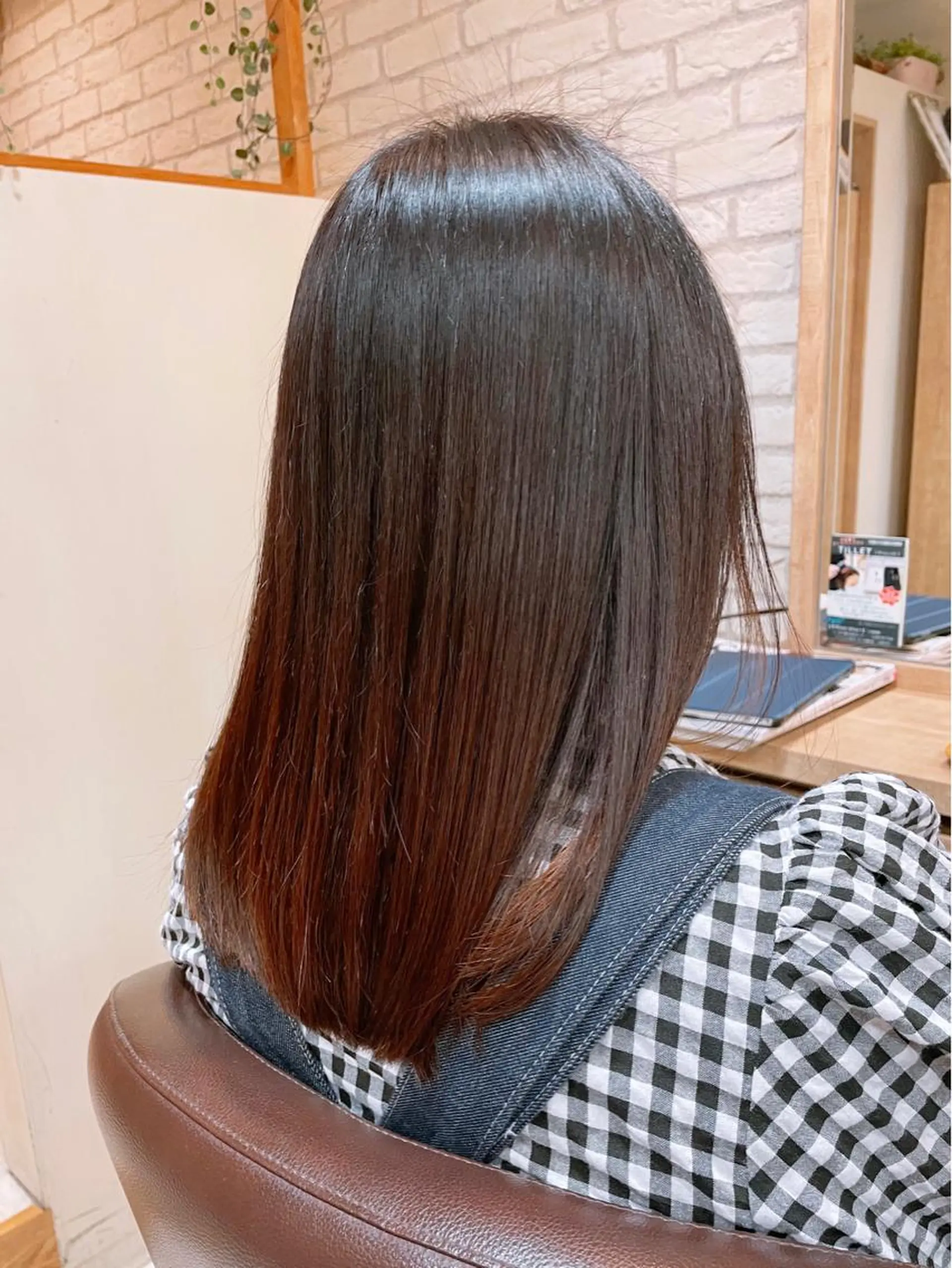 ロング 髪質改善 トリートメント ヘッドスパ 銀座🌈ケアカラー/ ヘッドスパ /清水のヘアスタイル