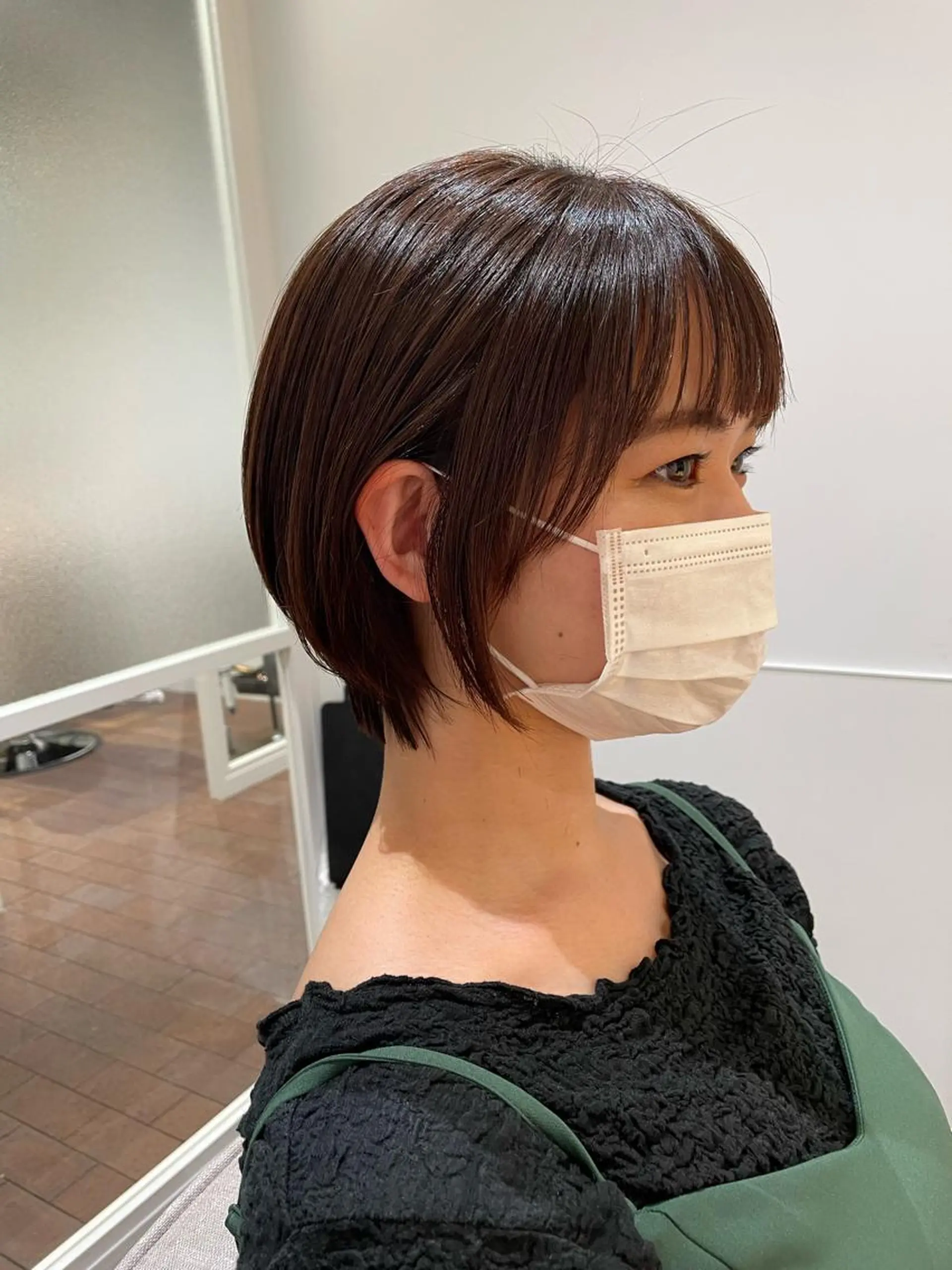 ショート カラー カット ヘアカラー gotoday　shaire　saron所属・miu. ボブ/透け感カラーのヘアスタイル