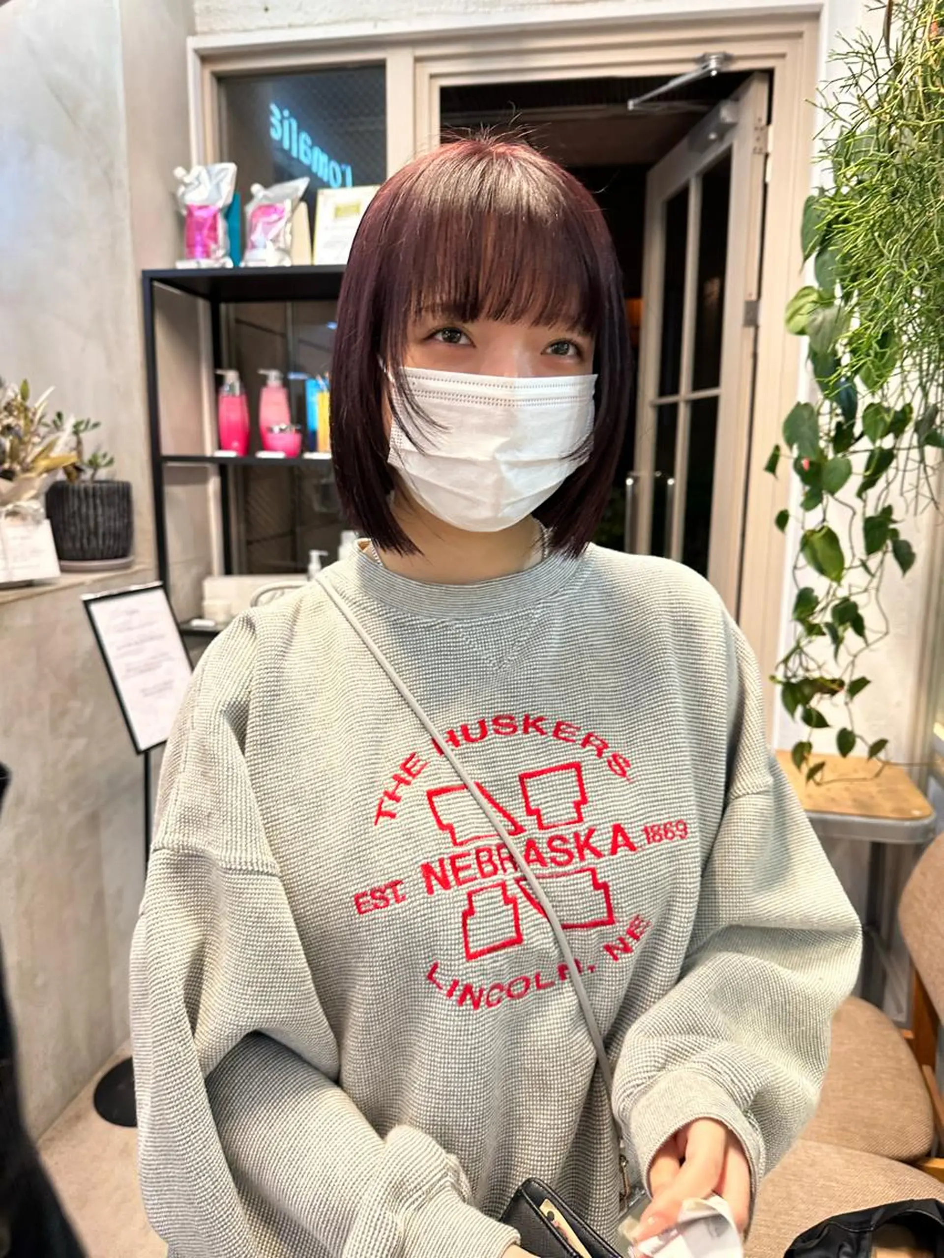 ショート カラー REINA☁️透明感 カラー/ぷつっと♡のヘアスタイル