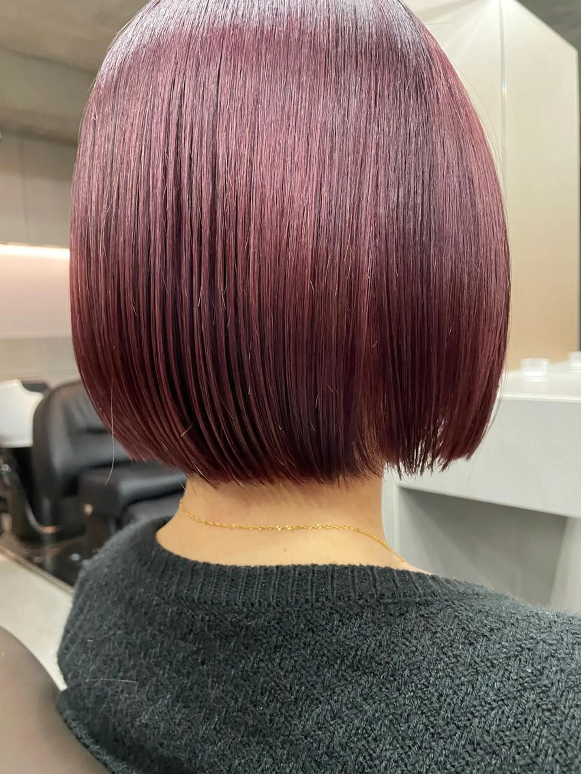 ミディアム カラー メンズ レッドカラー ヘアカラー 吉田一輝 外国人パーマのヘアスタイル