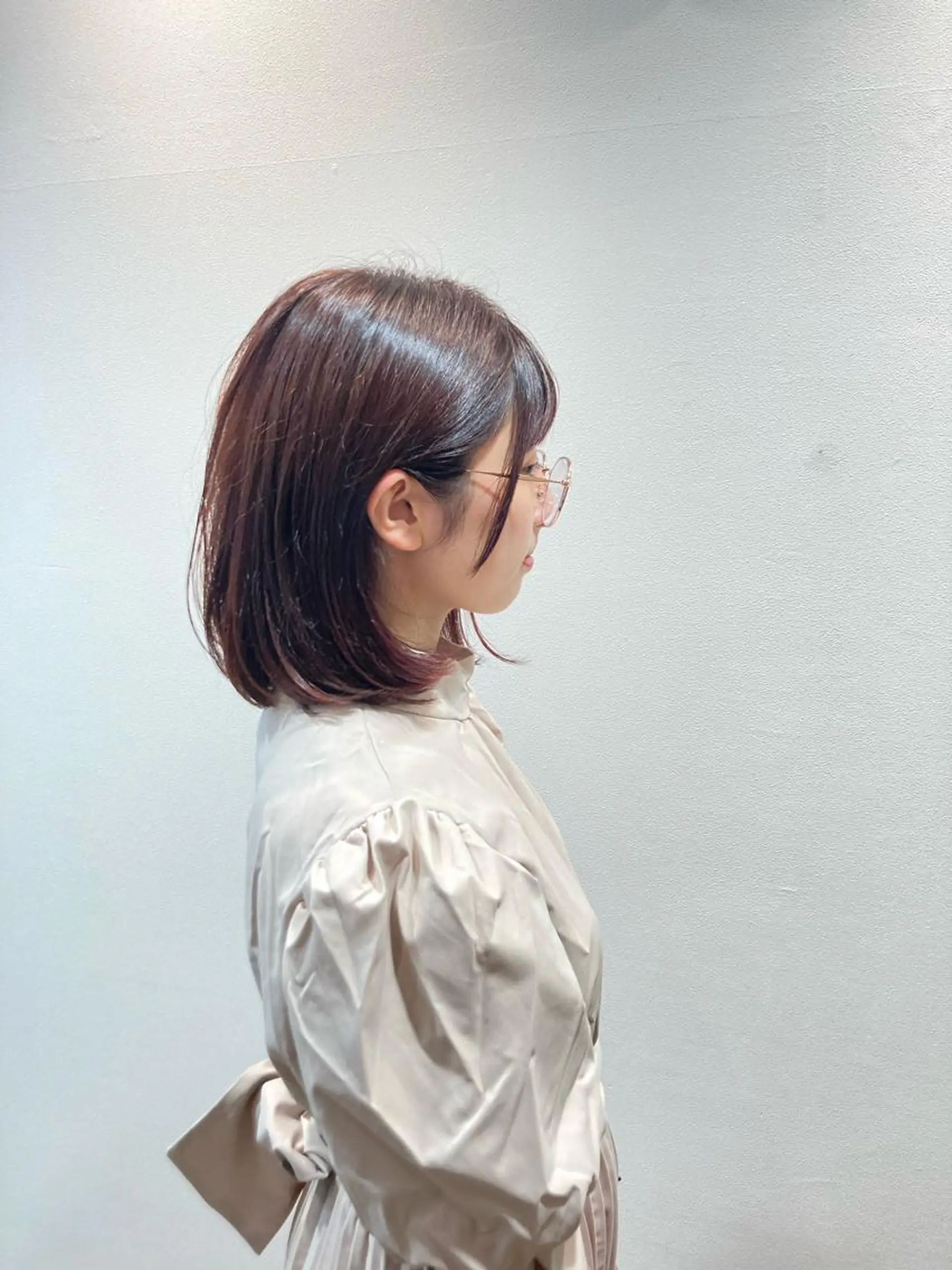 ミディアム イチゴ森下所属・🌟髪質 改善🌟のヘアスタイル