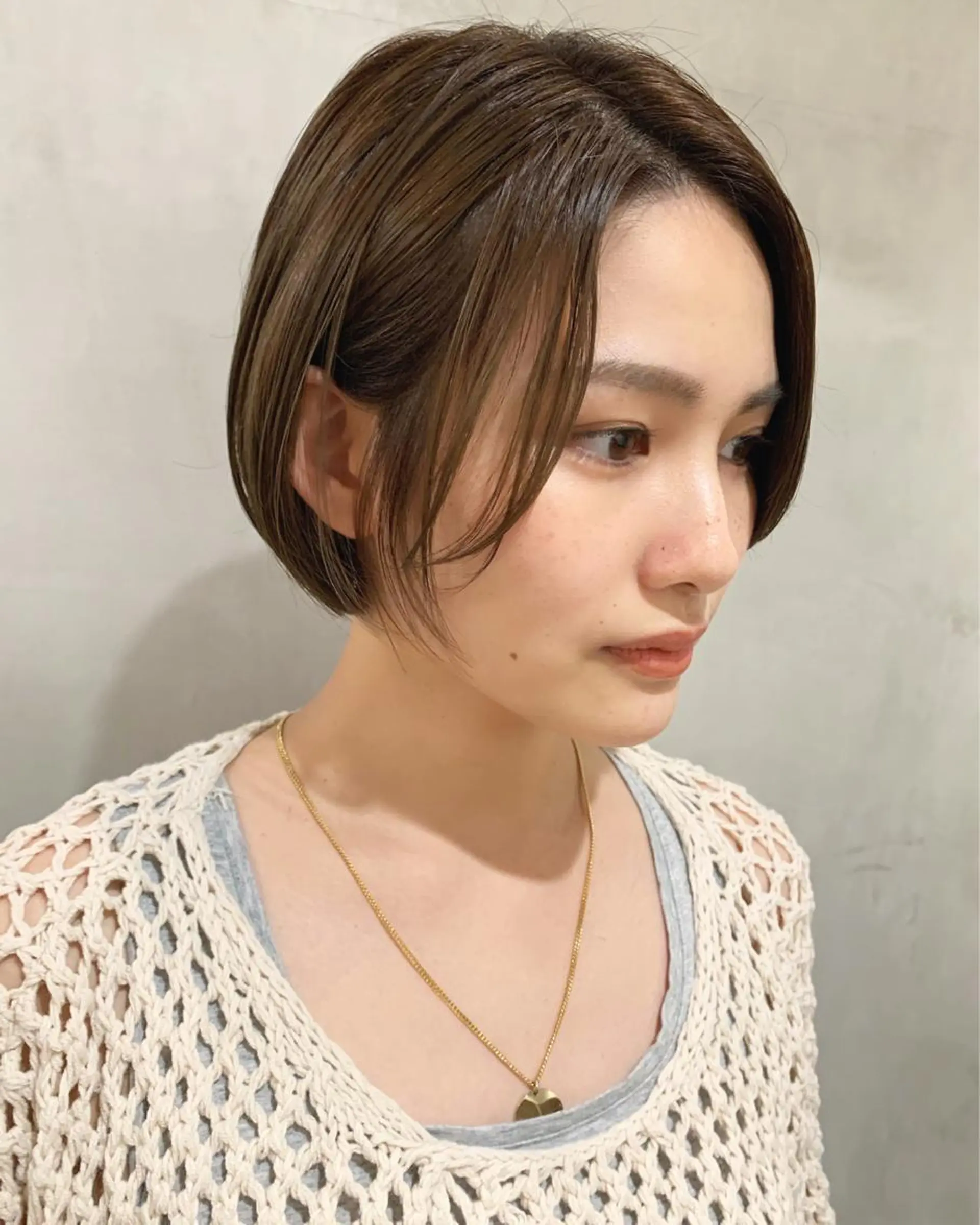 ショート カラー カット ヘアカラー トリートメント 優 作のヘアスタイル