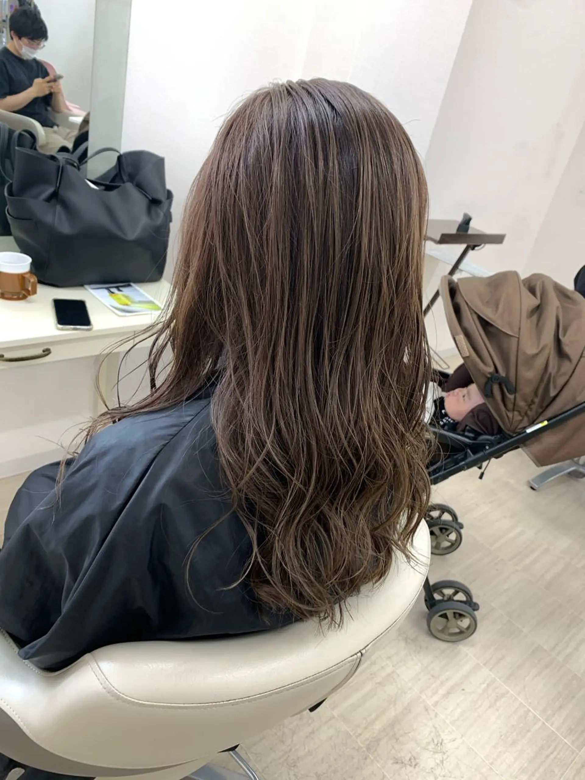 ロング カラー 大橋 一智のヘアスタイル