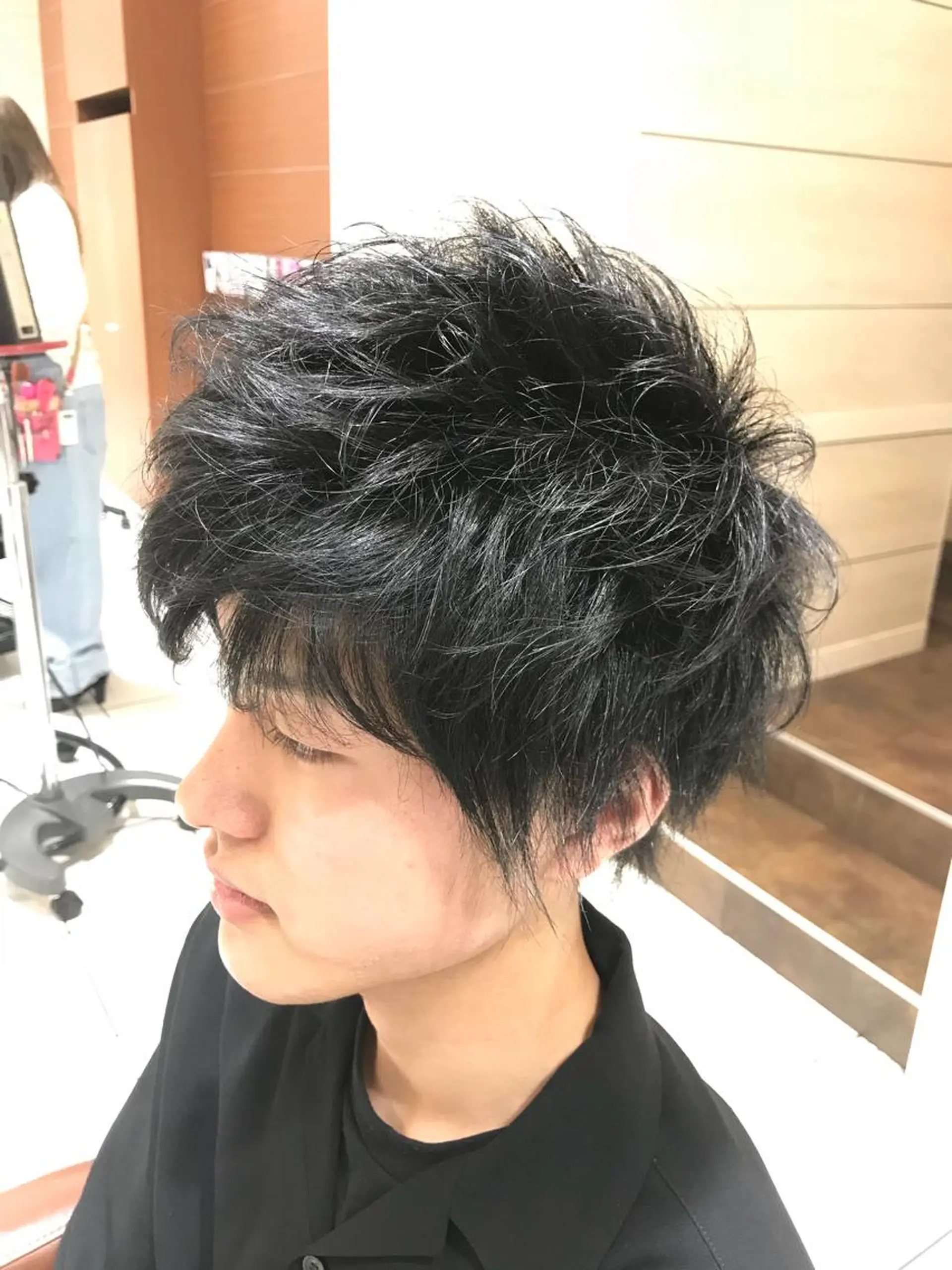 ショート カラー ヘアアレンジ メンズ ショートヘア テラモト カズヨシのヘアスタイル