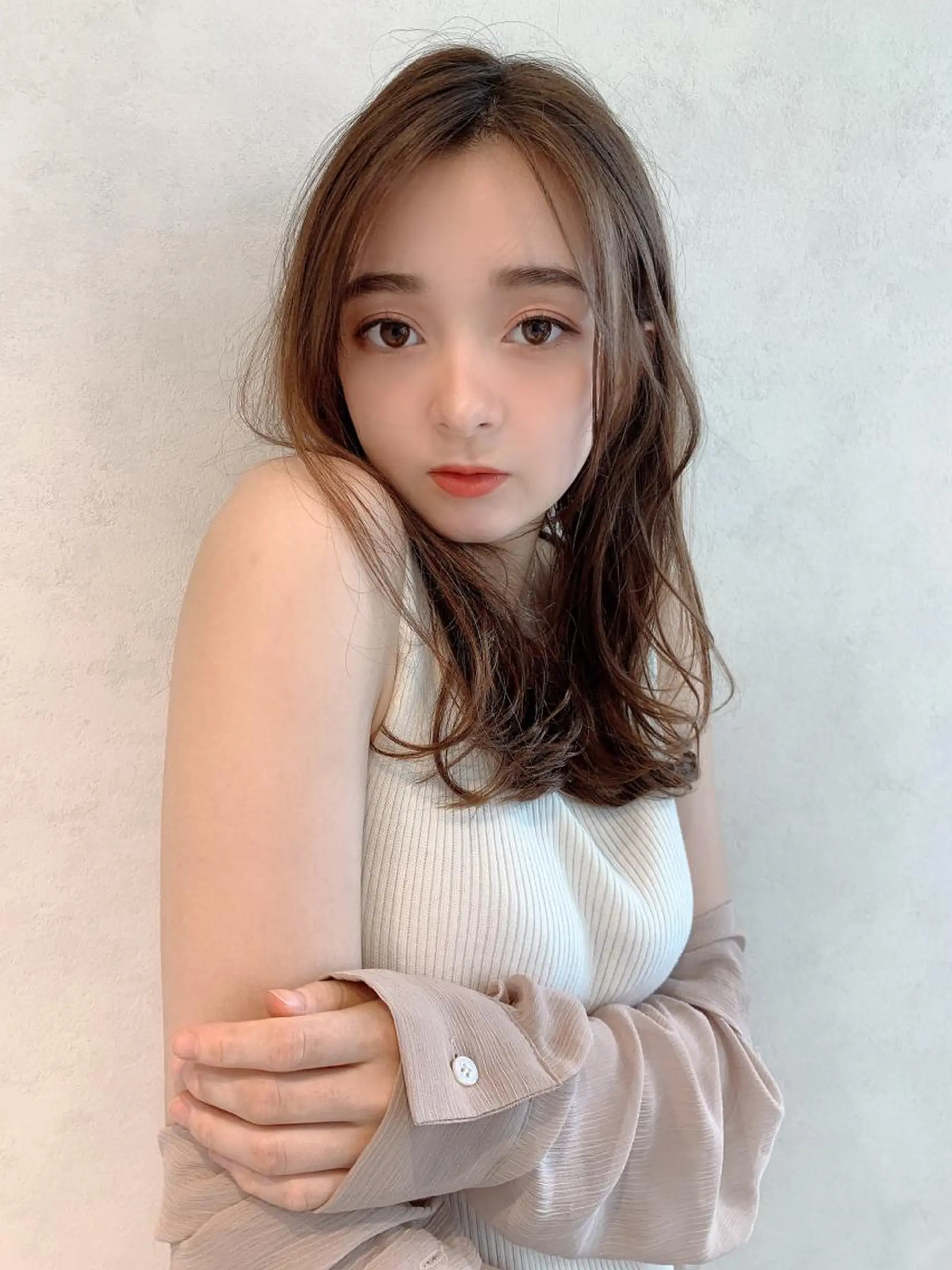 ロング カラー パーマ ヘアアレンジ JYUNESU OMOTESANDO所属・【店長】 マツモトタクヤのヘアスタイル