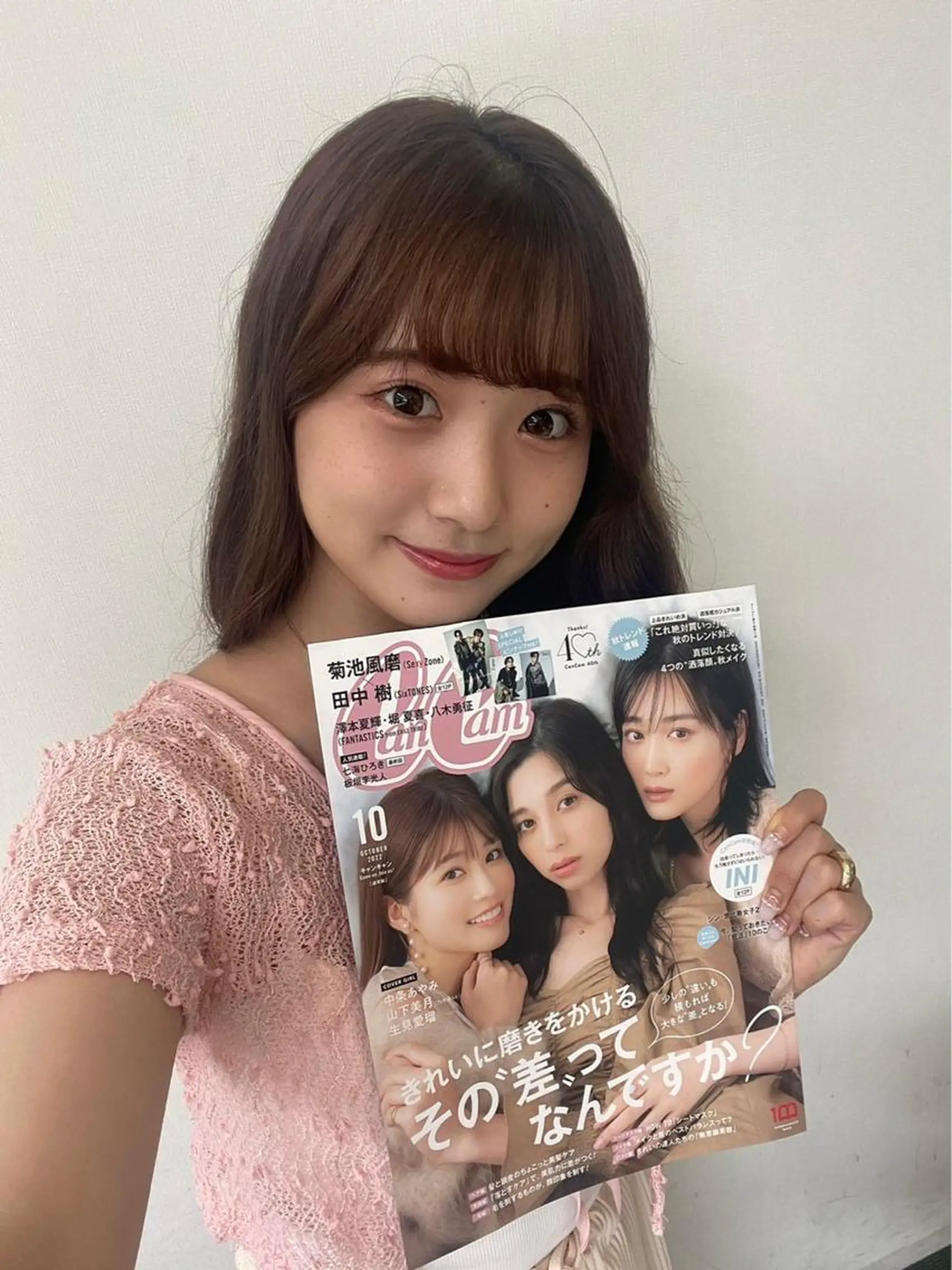 ミディアム くせ毛 エギョモリ 顔まわりレイヤー タンバルモリ ヨシンモリ カット ヘアカラー トリートメント 韓国レイヤー×透明感 髪質改善　武田涼のヘアスタイル