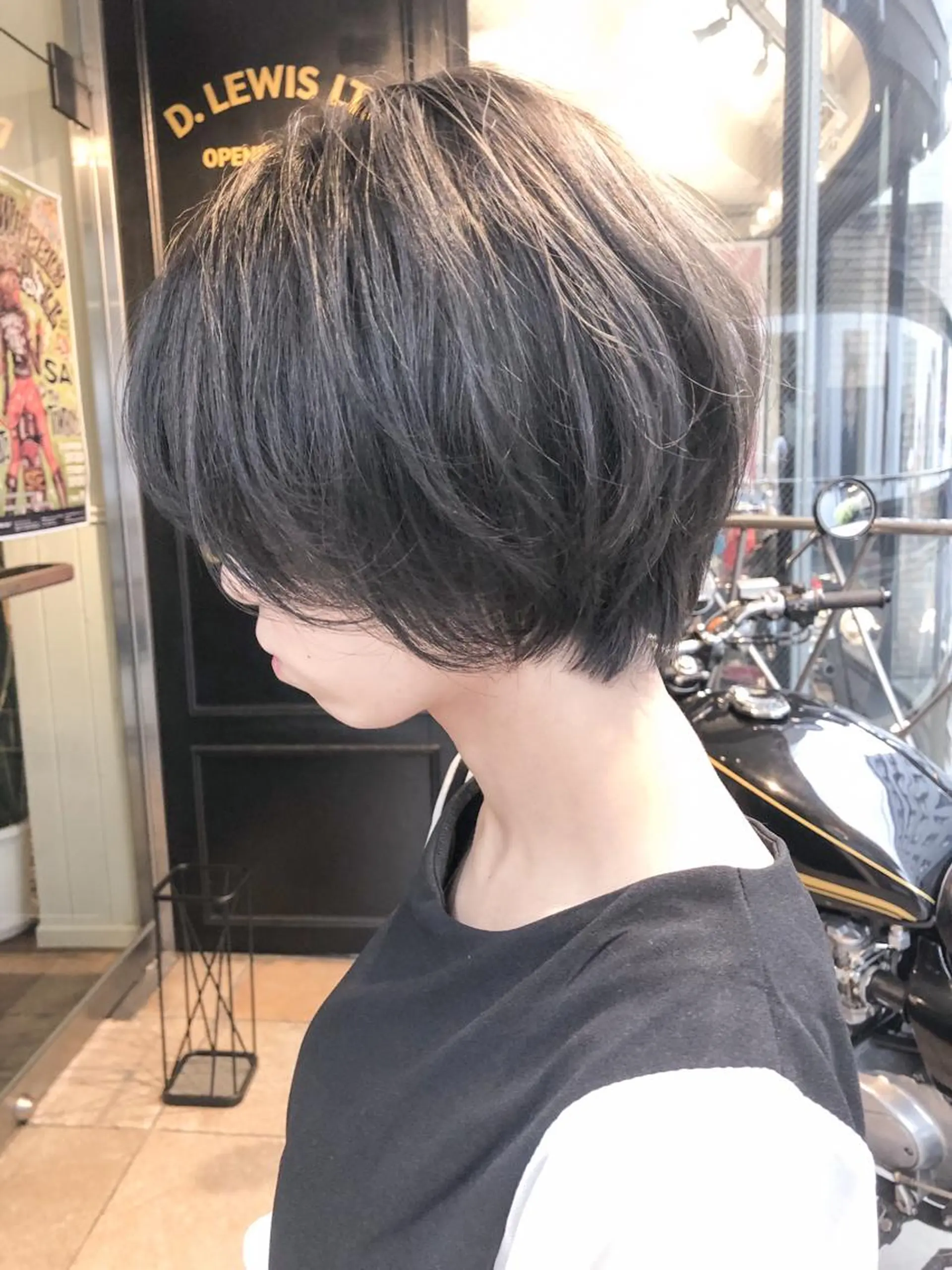 ショート ショートボブ 丸みショート ボブ ショートヘア 北條 優輝のヘアスタイル