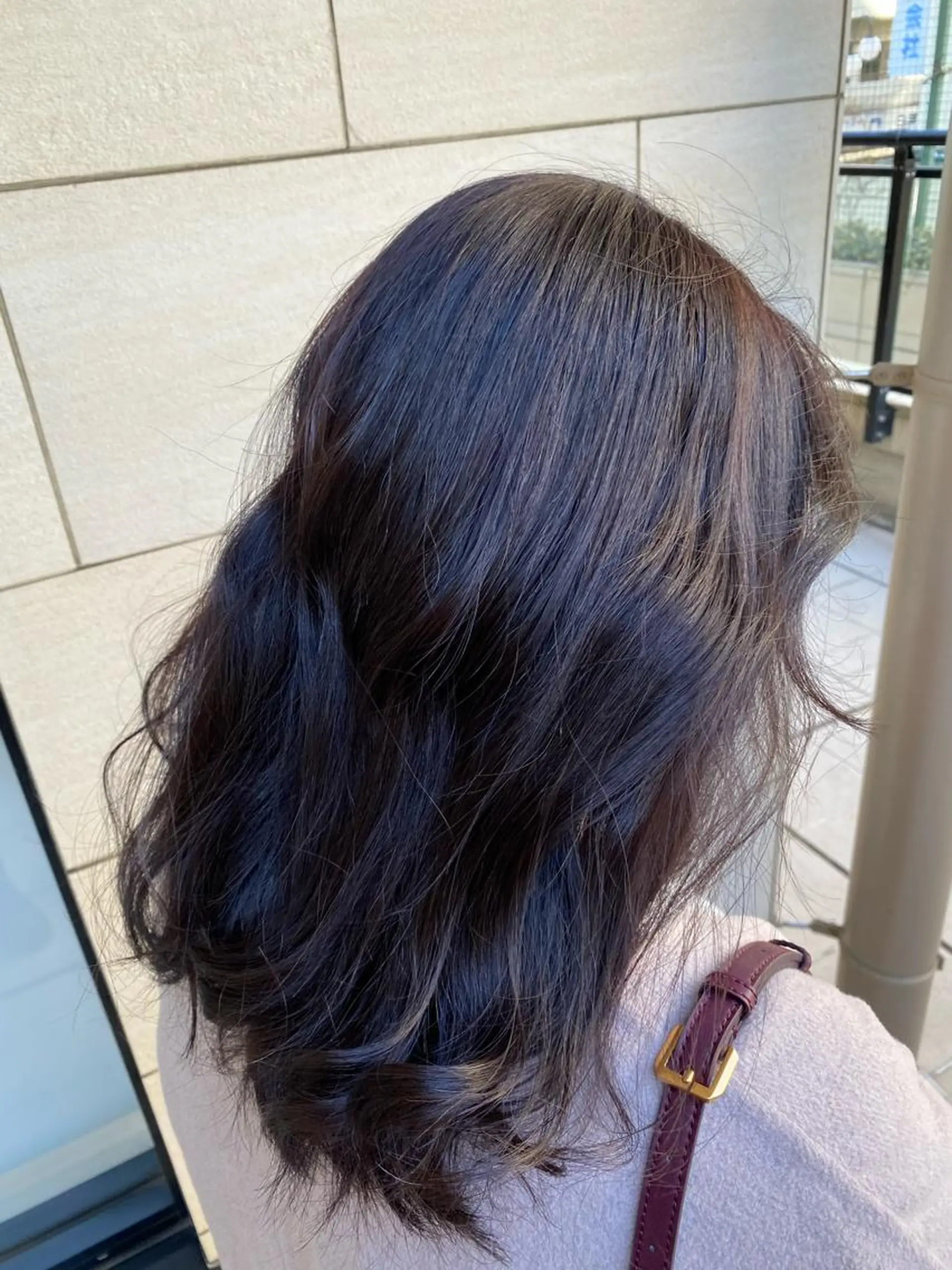 セミロング カラー ディープラベンダー ラベンダーカラー 🌟縮毛矯正/ 髪質改善/髙橋🌟のヘアスタイル
