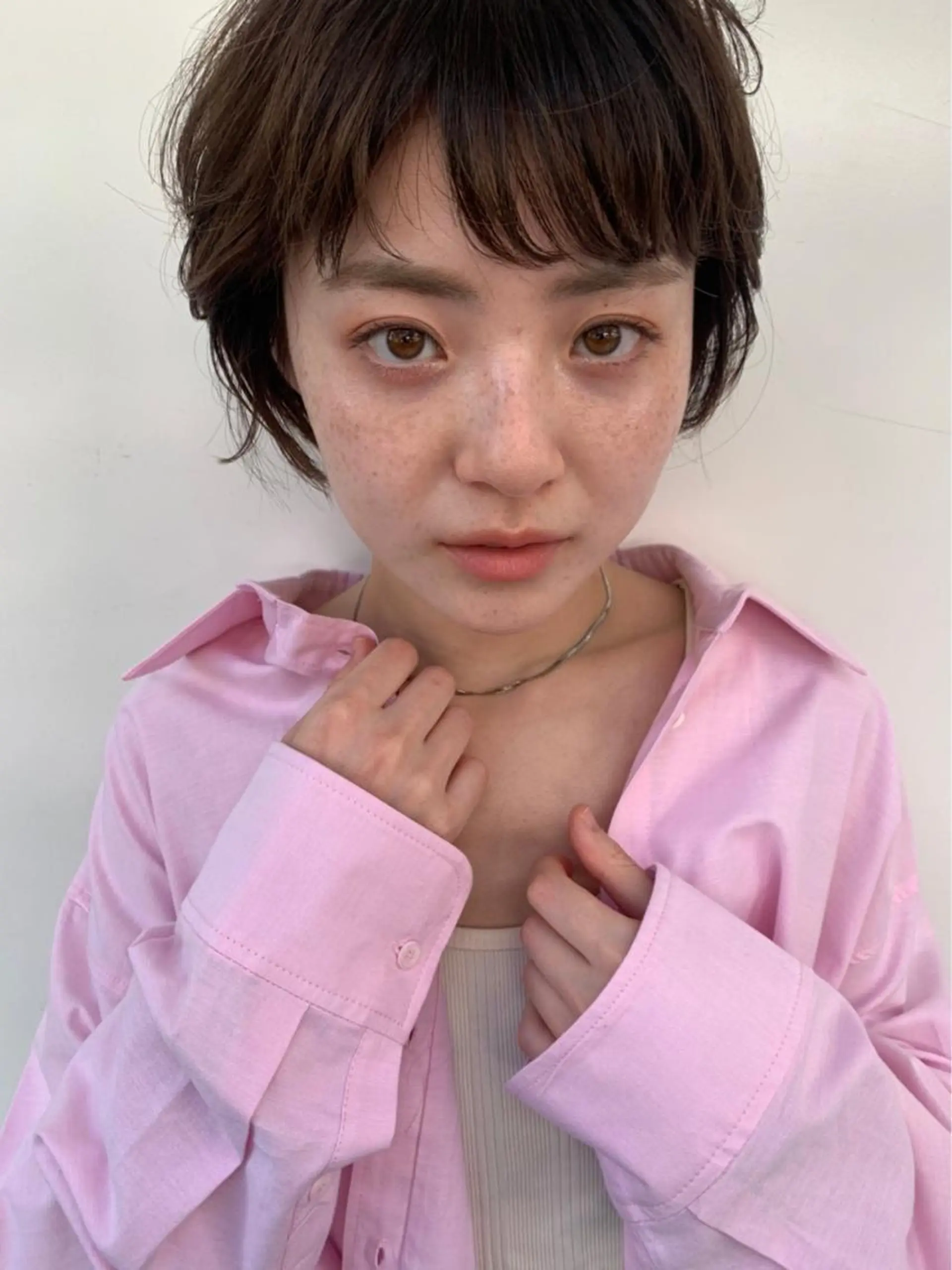 ショート カラー パーマ ダブルカラー グラデーションカラー ハイライトカラー イルミナカラー インナーカラー CEINE【セーヌ】 三軒茶屋のヘアスタイル
