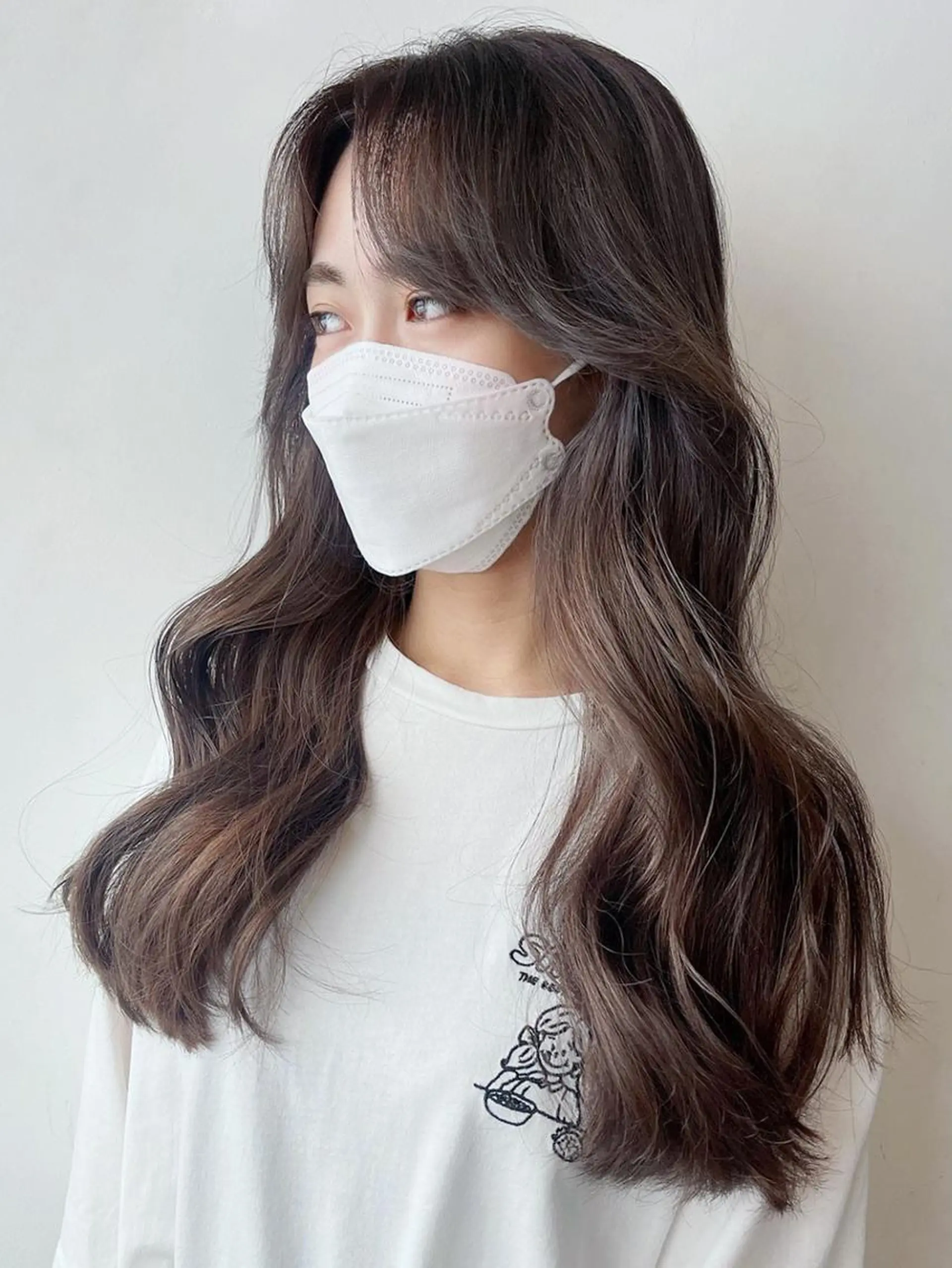 カラー パーマ ヘアアレンジ ココアグレージュ グレージュ ITbyALBUM 八王子店のヘアスタイル