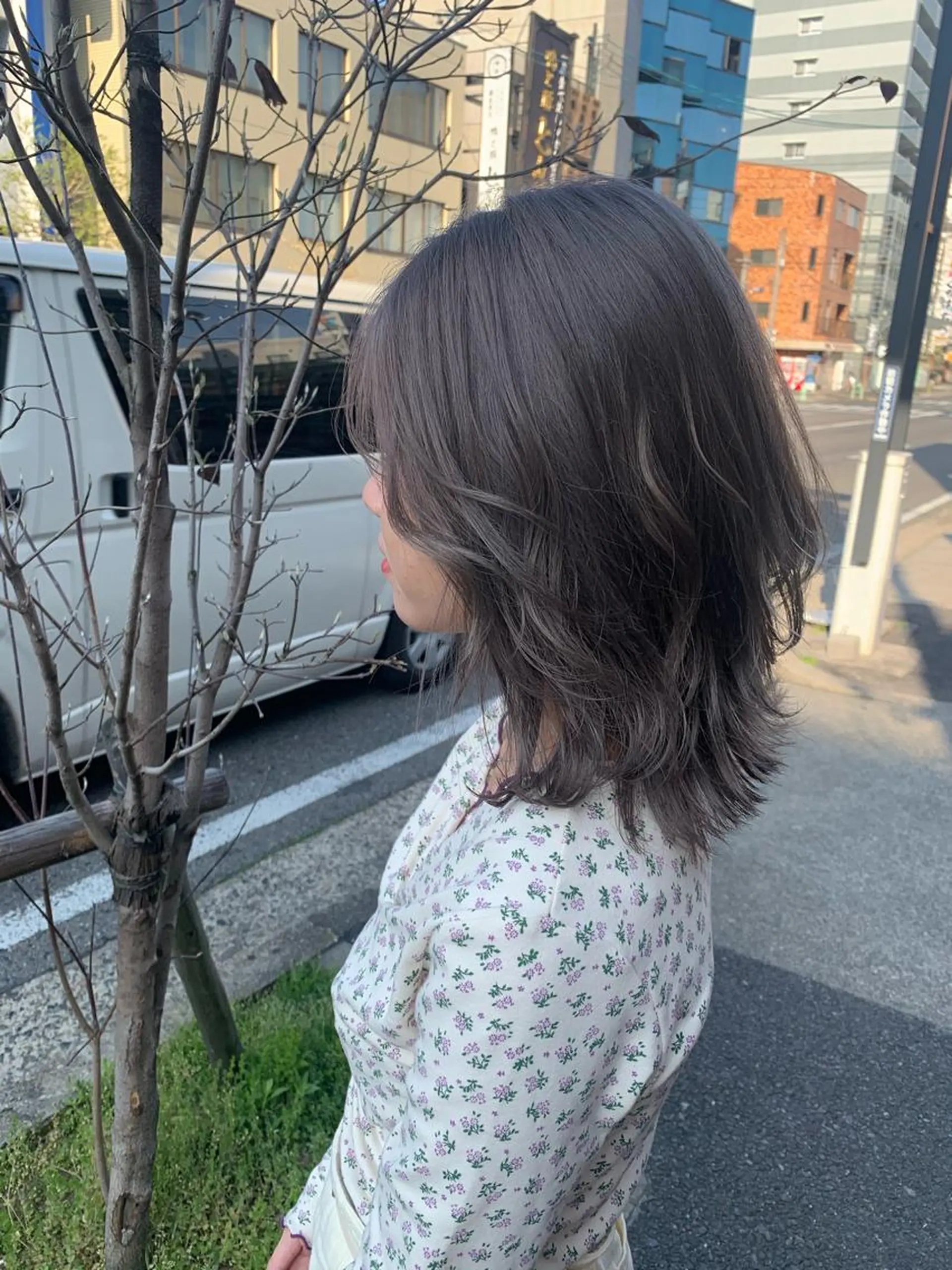 ミディアム 最新韓国本場ヘア 🇰🇷榎本明日香のヘアスタイル