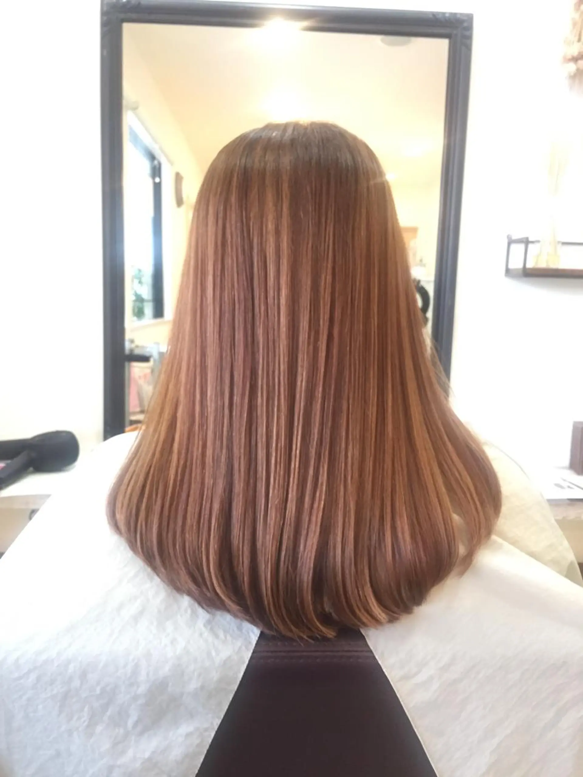 ロング カラー ベージュカラー ピンクカラー ピンクベージュ Lucet所属・糸井 一輝のヘアスタイル