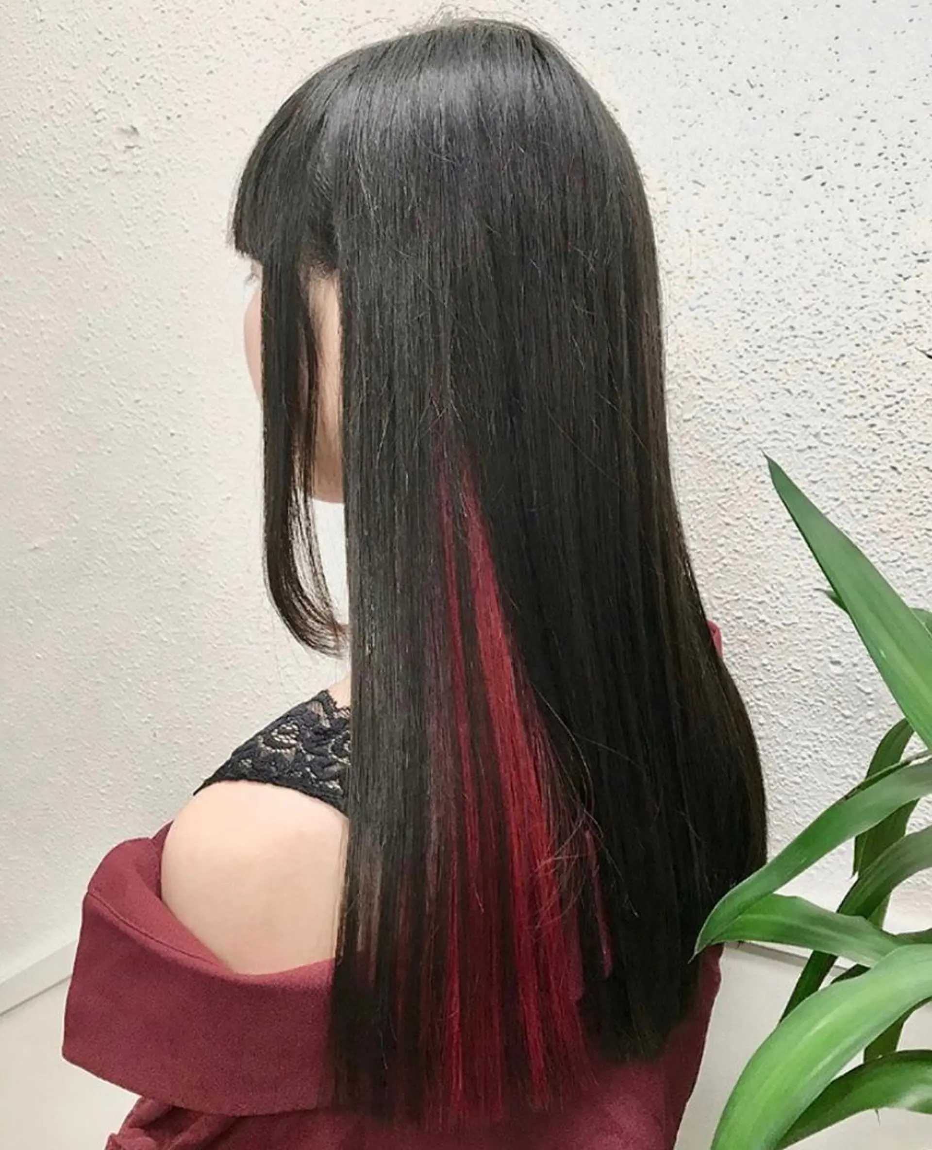 ロング 縮毛矯正 韓国　縮毛矯正 髪質改善　木村のヘアスタイル