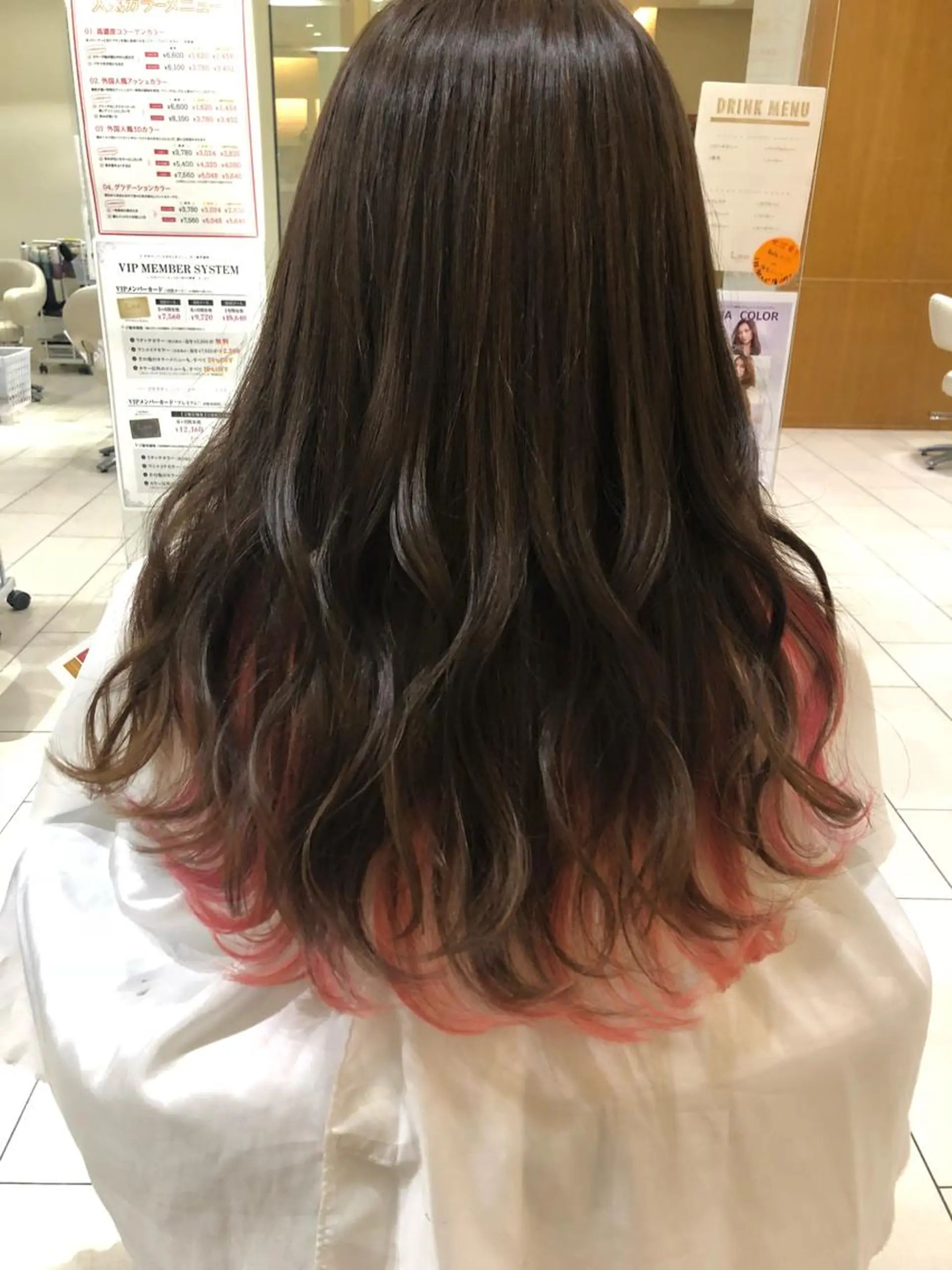 ロング ブリーチ/髪質改善 前田志穂のヘアスタイル