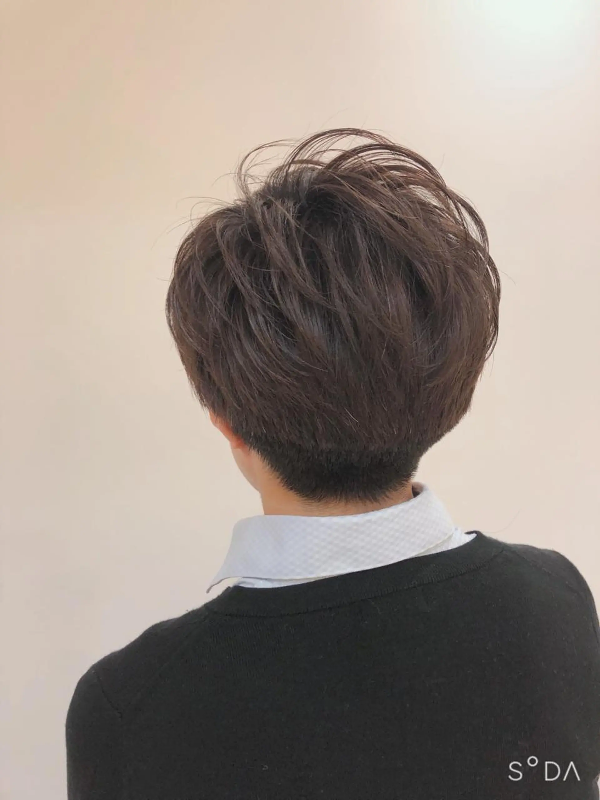 ショート 小顔カット 小野寺 モエカのヘアスタイル