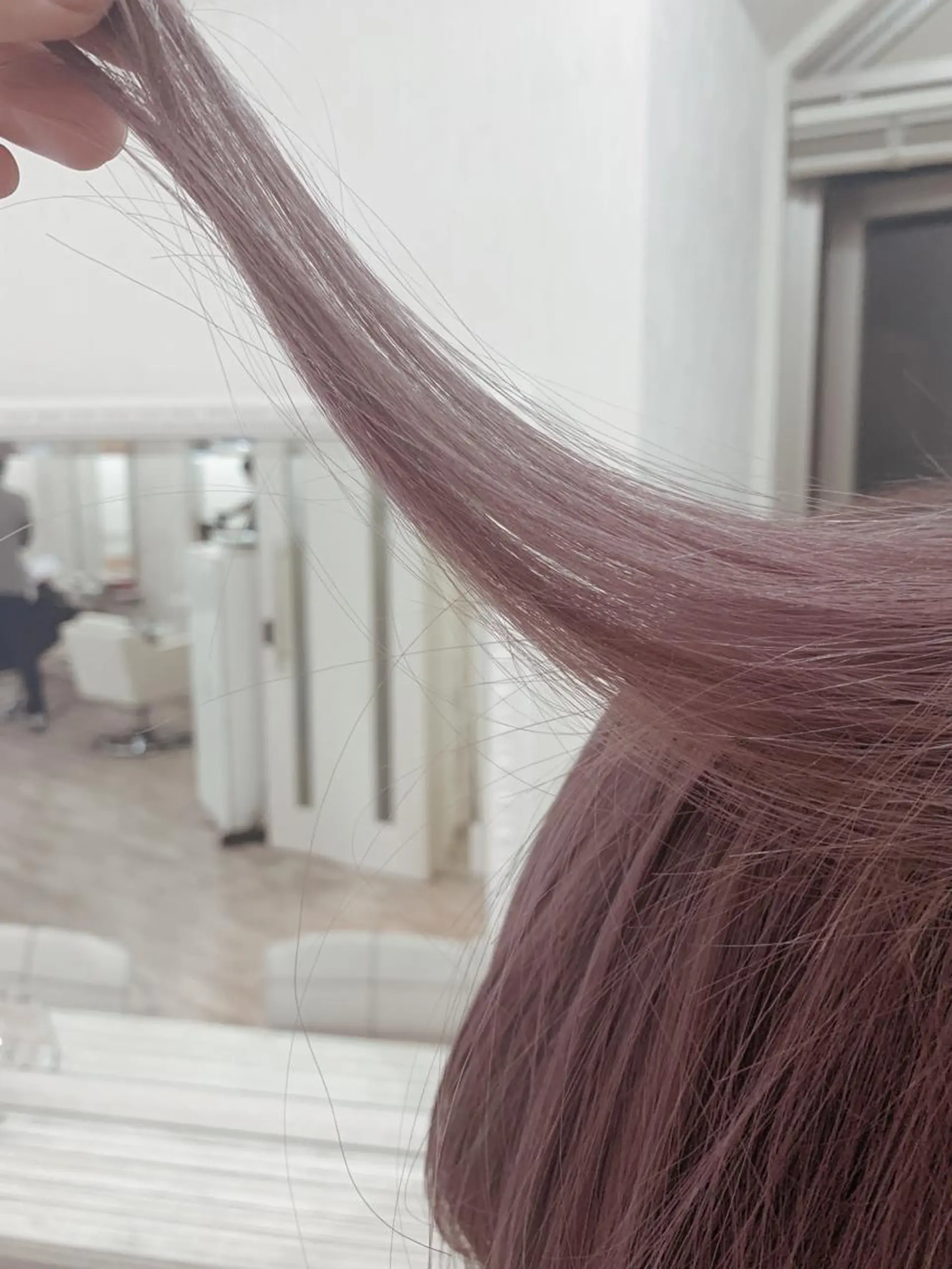 ミディアム カラー カット ヘアカラー トリートメント 🌿nudeカラー/ レイヤー/藤原🌿のヘアスタイル