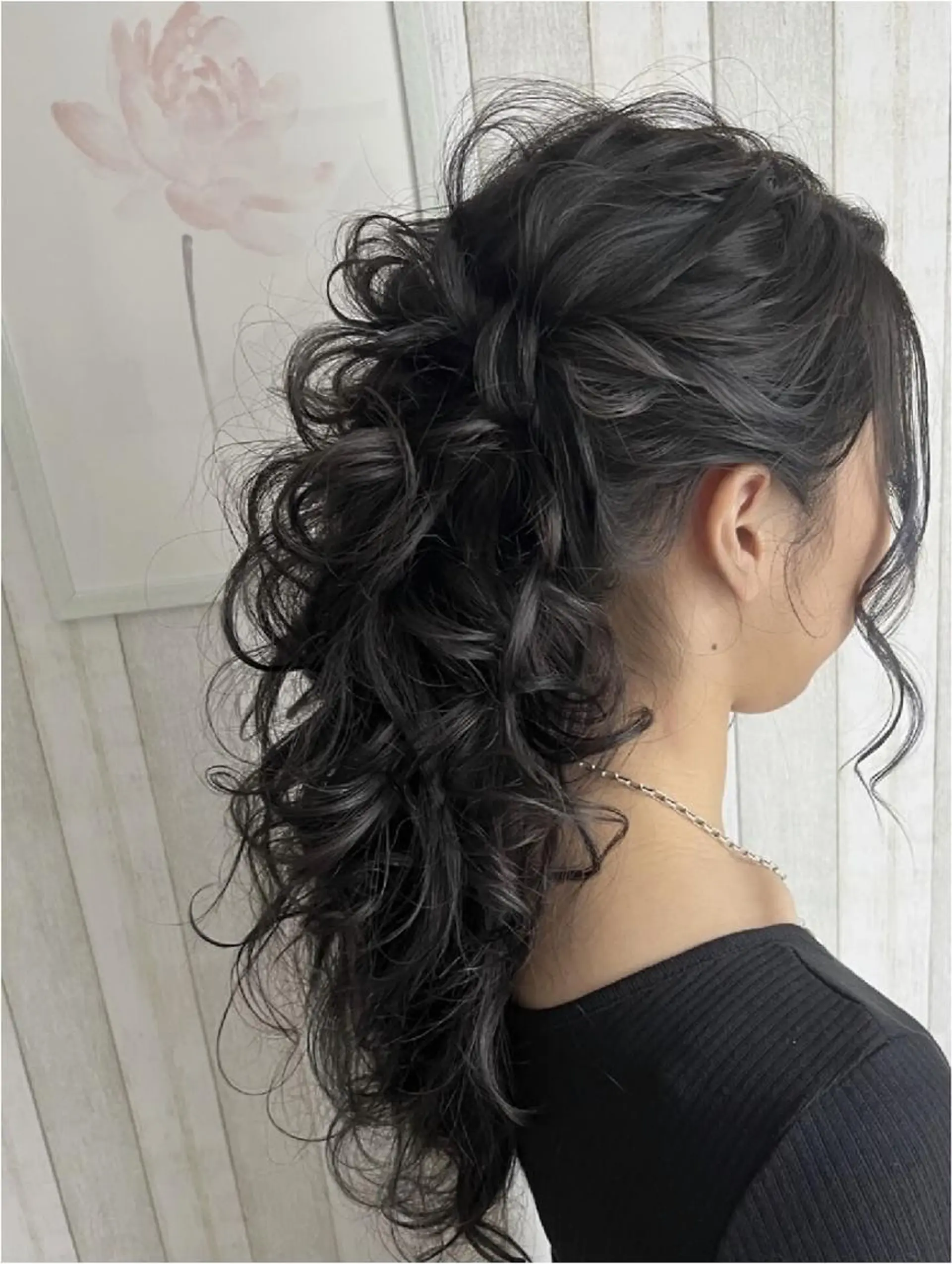 ヘアアレンジ ロング ハーフアップ ポニーテール 山室 敬義のヘアスタイル
