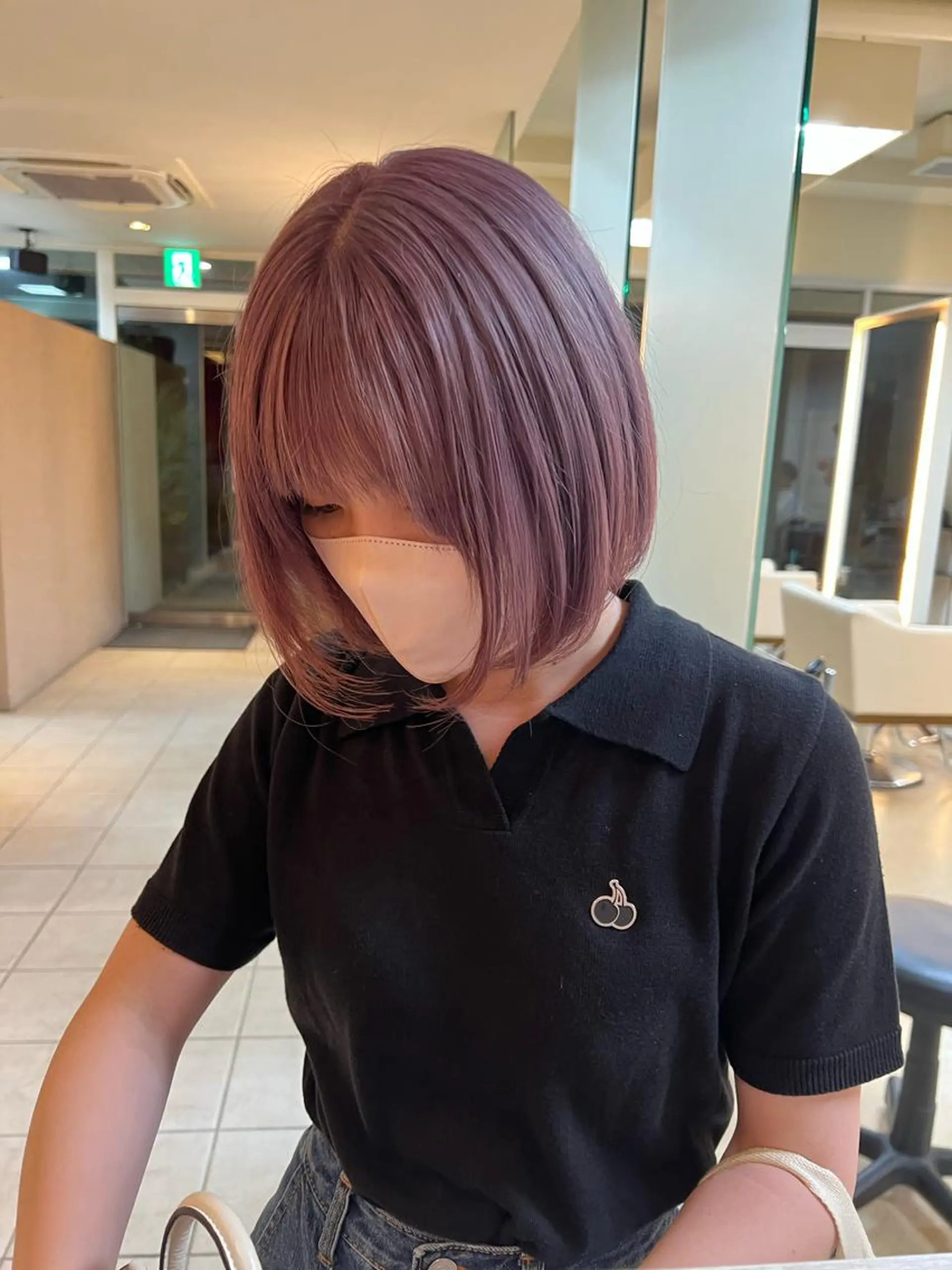 カラー ヘアカラー トリートメント ALEAP himekaのヘアスタイル