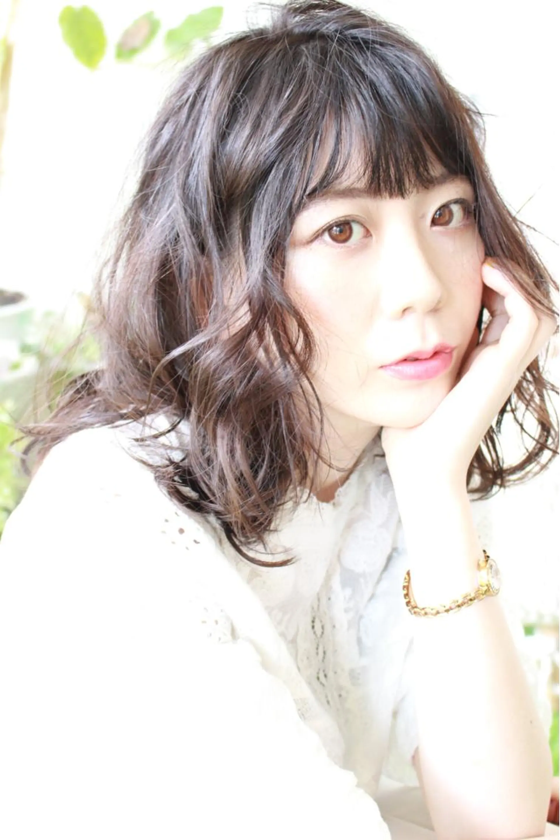 セミロング 韓国風レイヤーカット 🇰🇷❕モカのヘアスタイル