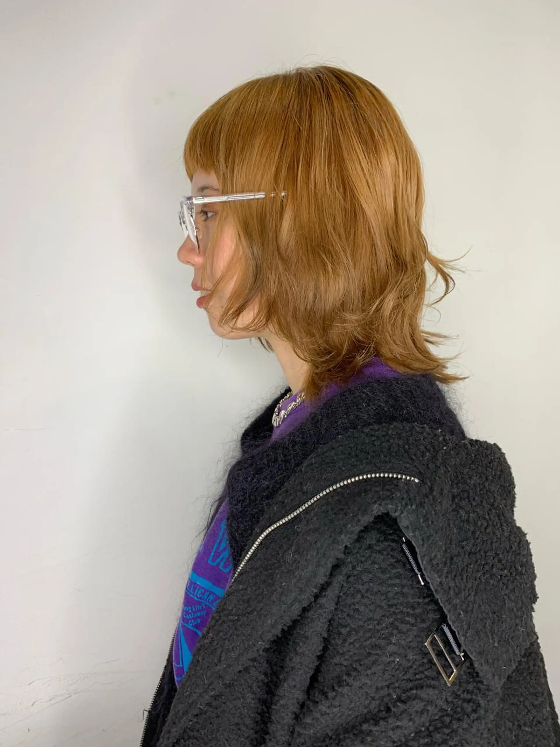 セミロング カラー ブリーチ グラデーションカラー ヘアカラー 髪質改善🌈 tomomiのヘアスタイル