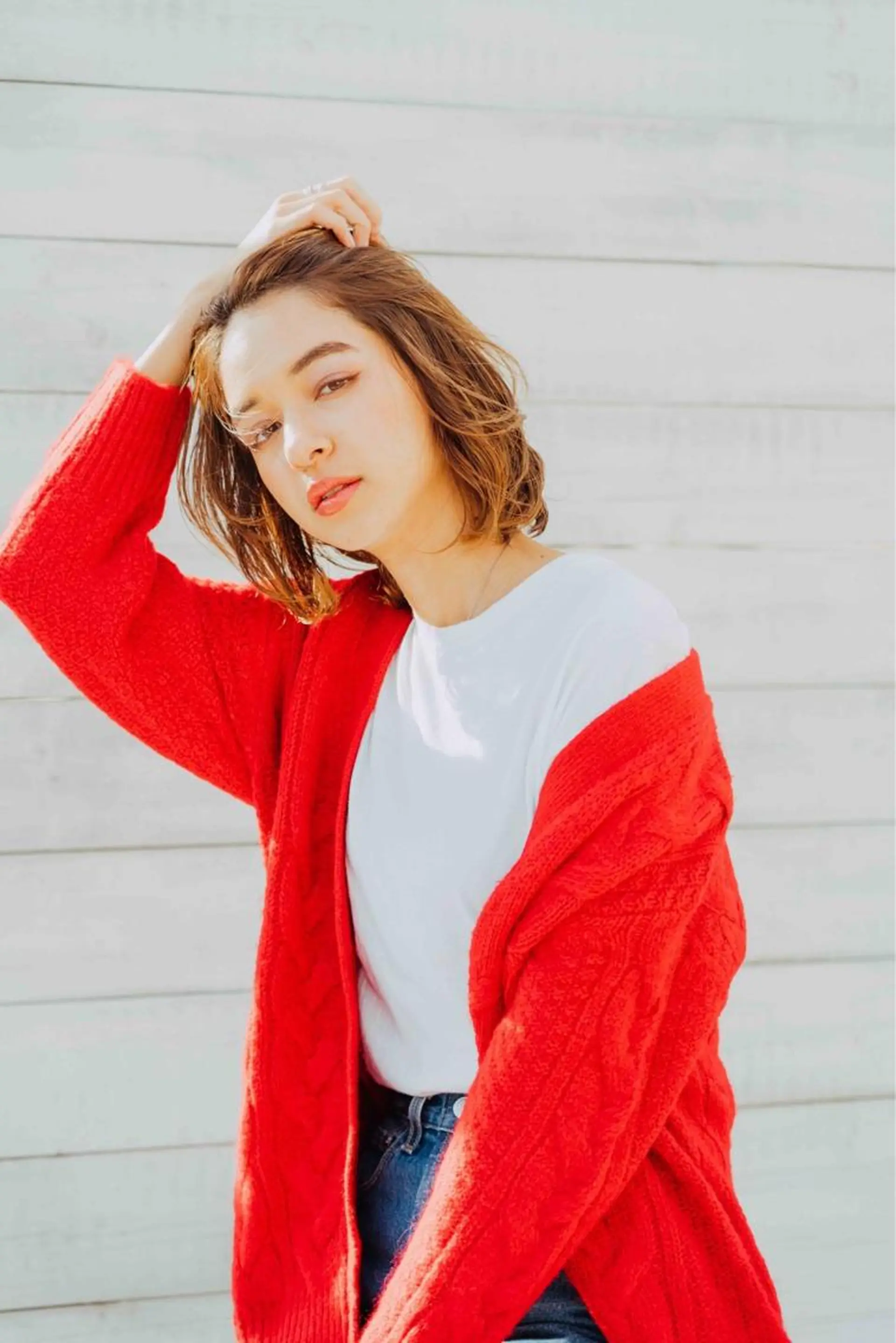 ショート カラー パーマ ヘアアレンジ メンズ キッズ ネイル マツエク・マツパ メンズウルフカット ハンサムショート アディクシーカラー 透明感カラー ボブ unu hair所属・藤井 仁紀のヘアスタイル