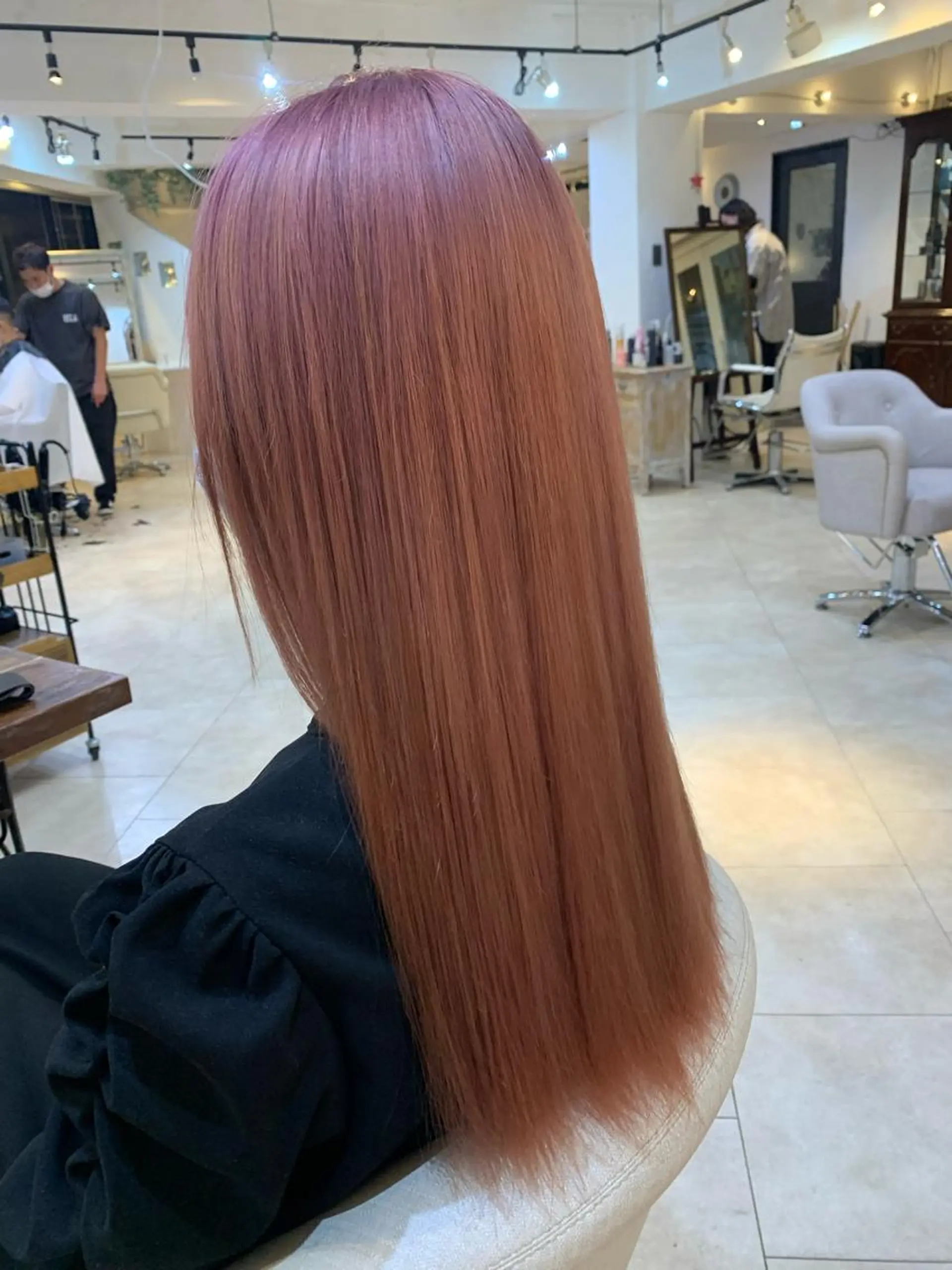 ロング カラー 💛ハイトーン💛 りむのヘアスタイル