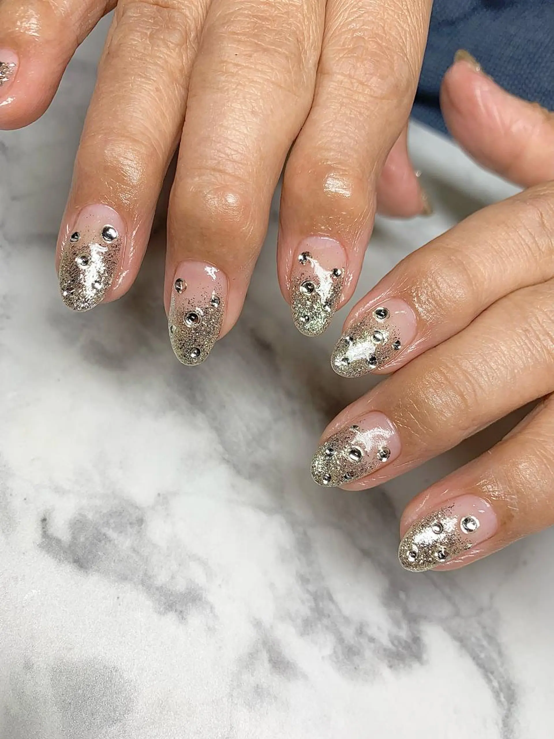 セミロング ネイル ハンドネイル ARKα SHIORIのネイルデザイン
