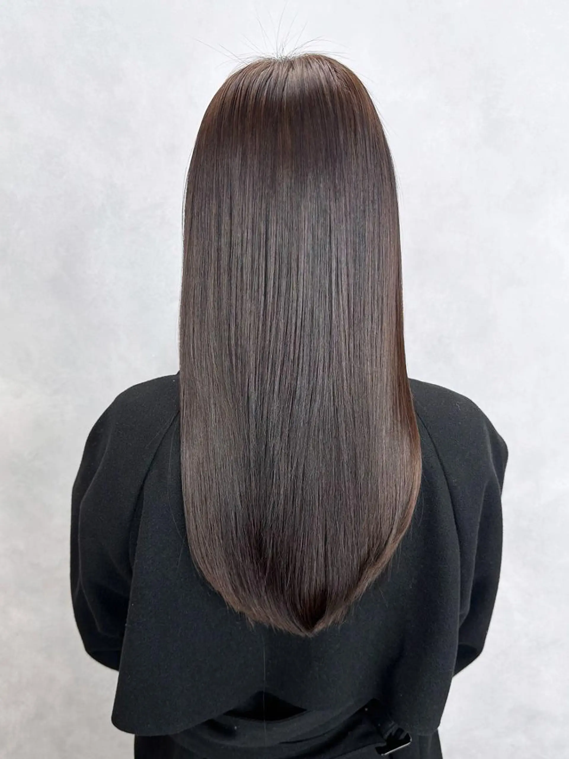 カラー セミロング 韓国風ヘア おくれ毛 カット ヘアカラー トリートメント ITbyALBUM 八王子店のヘアスタイル